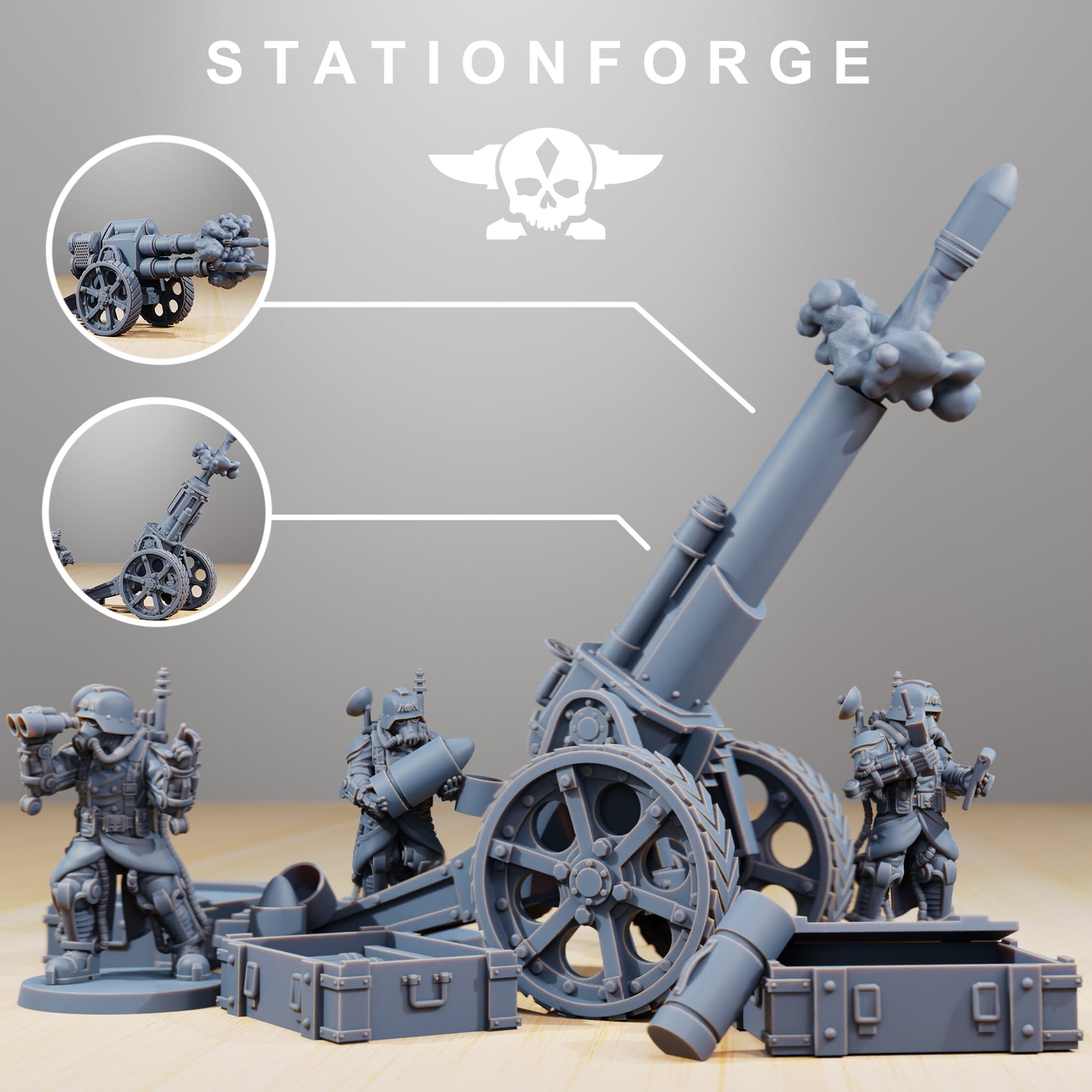 Artillerie légère GrimGuard - Station Forge