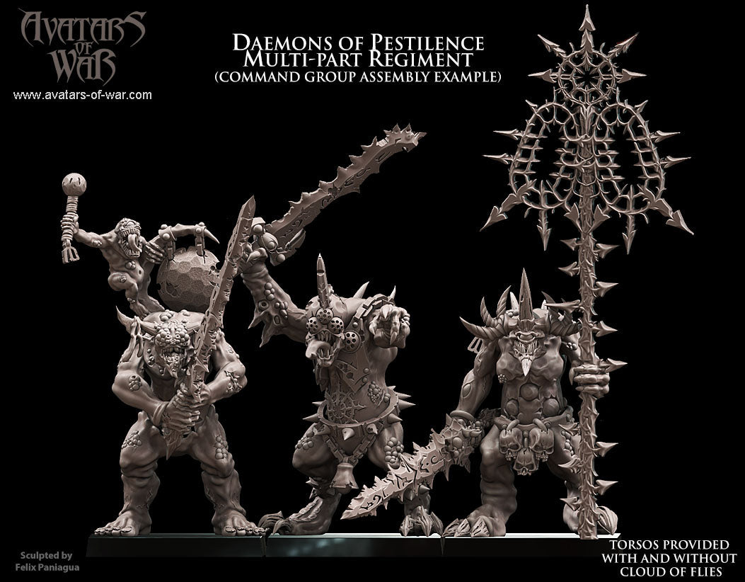 10x Daemons of Pestilence multi-part regiment - Avatars of War