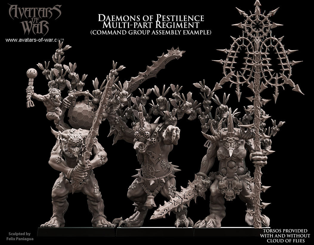 10x Daemons of Pestilence multi-part regiment - Avatars of War