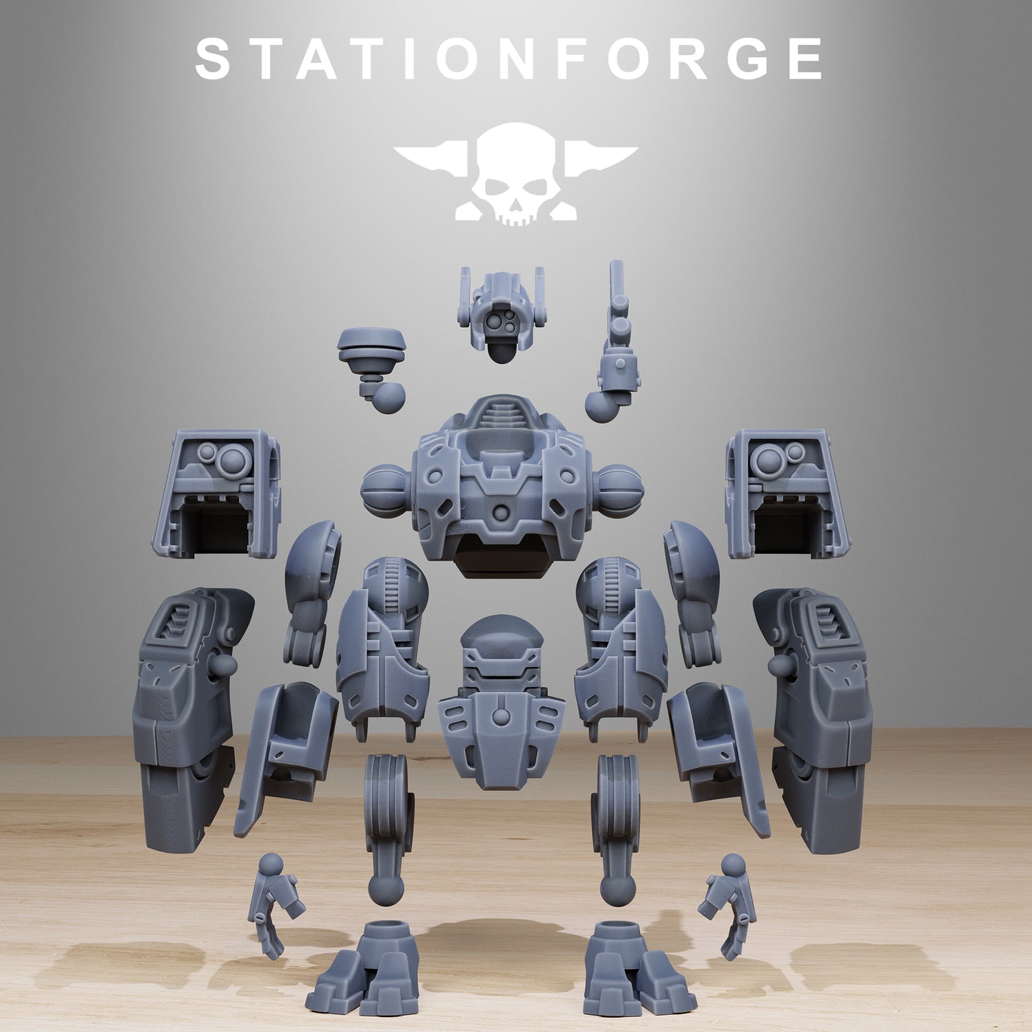 3x Tarion Strike Mechs Mk1 Builder Kit - Station Forge