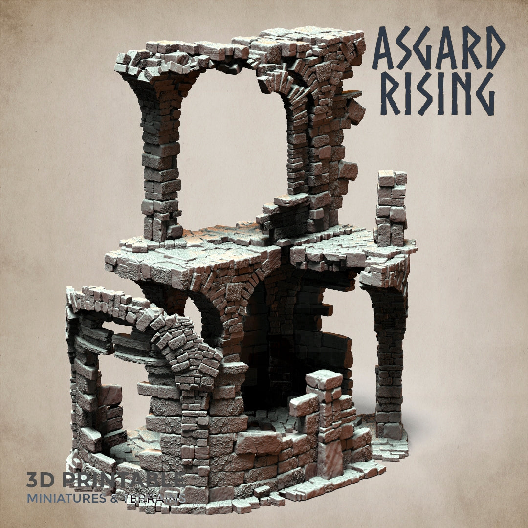 STONE CONSTRUCTIONS & RUINS - Modular Resin Custom Terrain - Asgard Rising