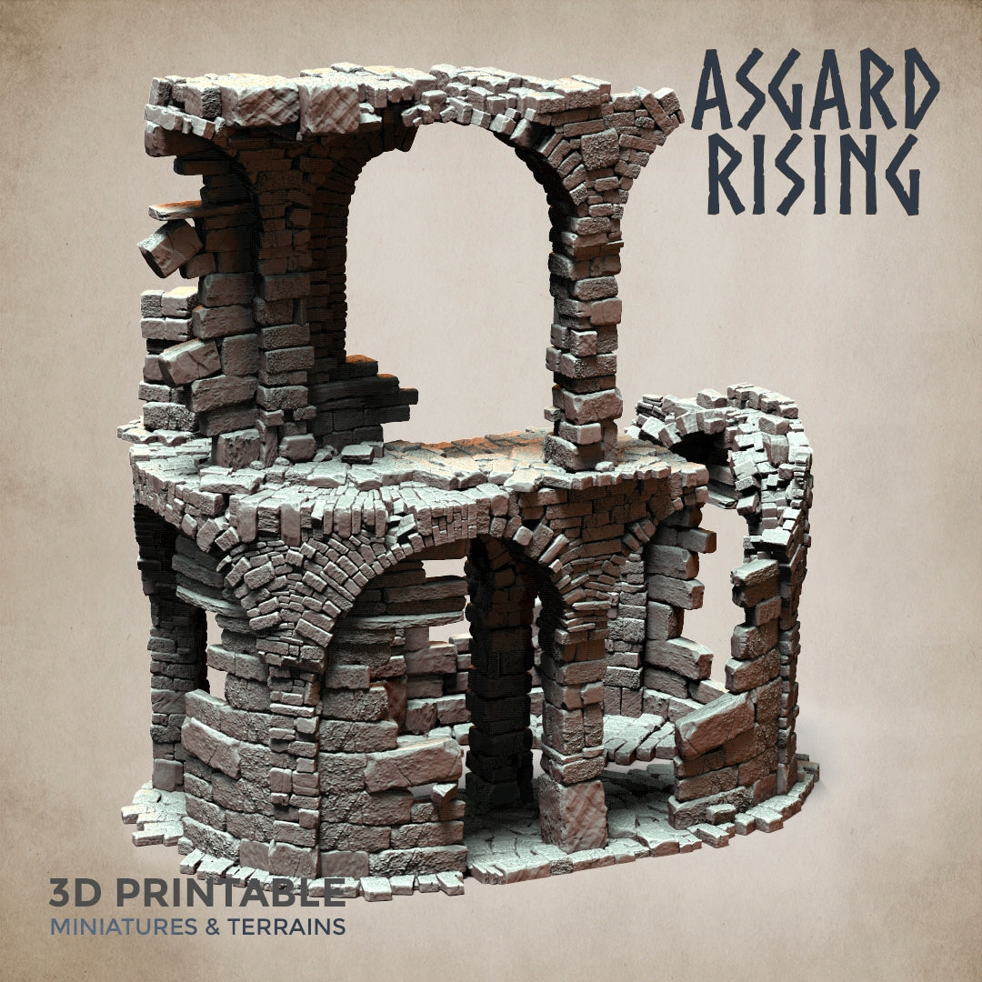 STONE CONSTRUCTIONS & RUINS - Modular Resin Custom Terrain - Asgard Rising