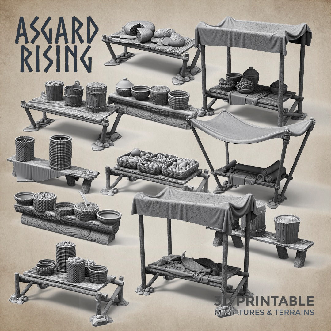 Rural Market Square Modular Set - Asgard Rising