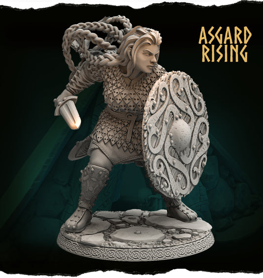 CHIEFTAINS - Aidda the Brave 54mm - Asgard Rising