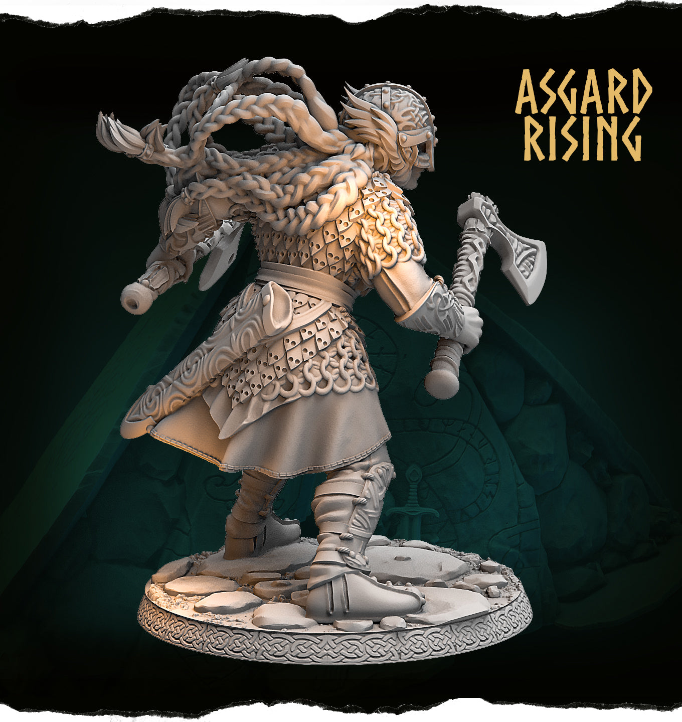 CHIEFTAINS - Aidda the Brave (ver. Alternative) 54mm - Asgard Rising