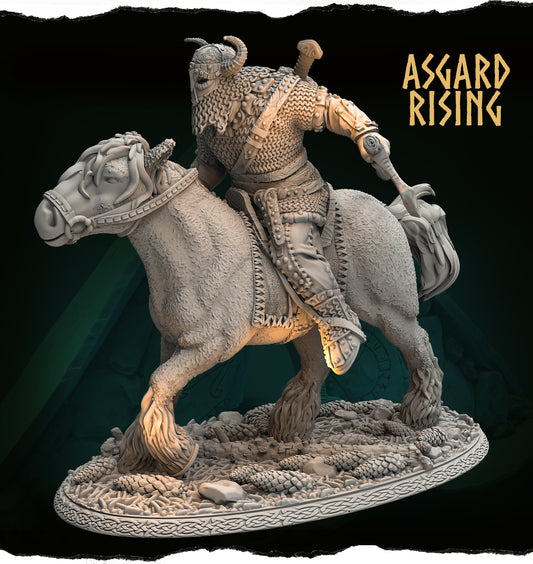 CHIEFTAINS - Hjalmar the Raid Master 54mm - Asgard Rising