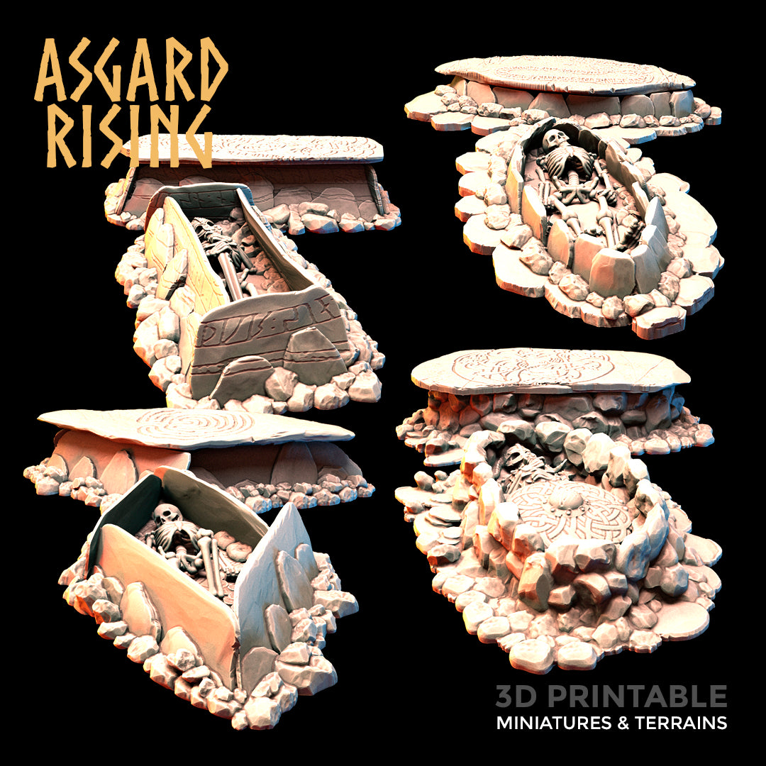 4 x Ancient Graves - Asgard Rising