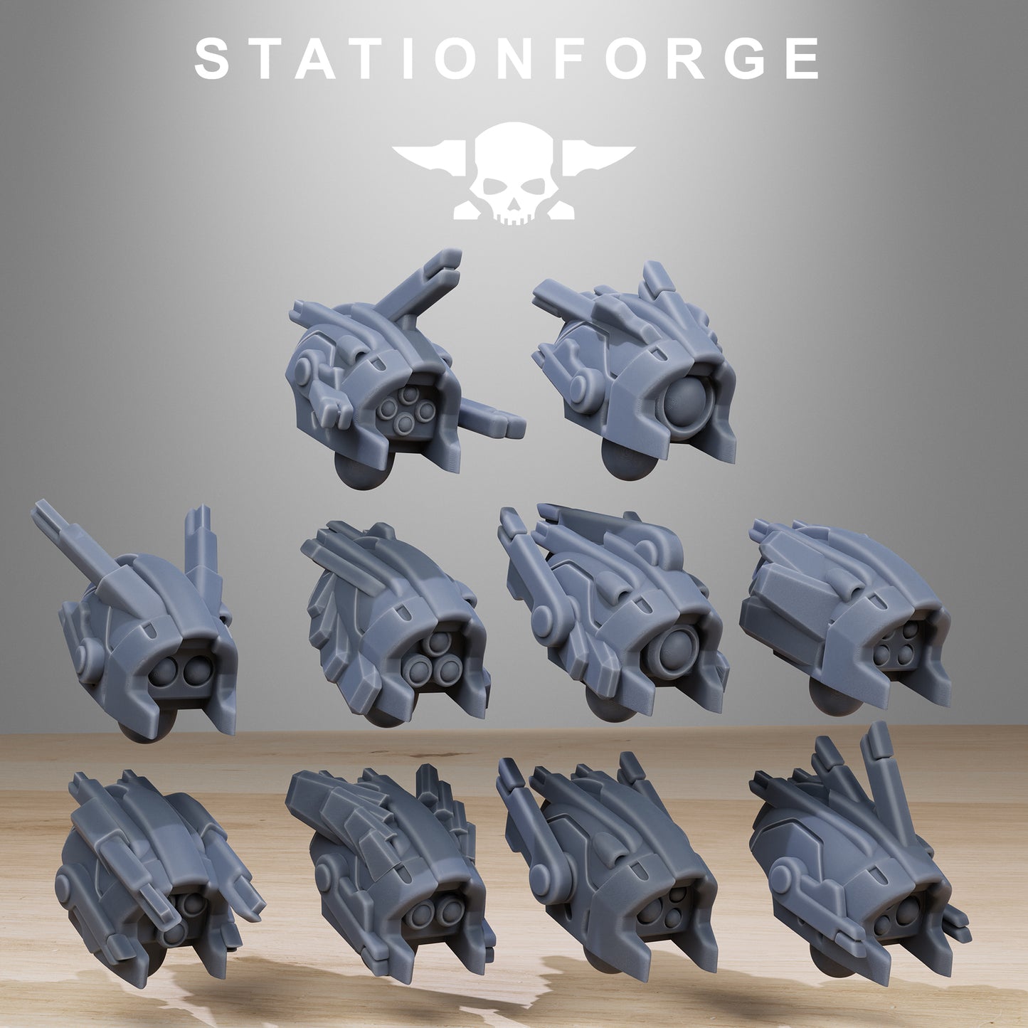 3x Tarion Strike Mechs Mk1 Builder Kit - Station Forge