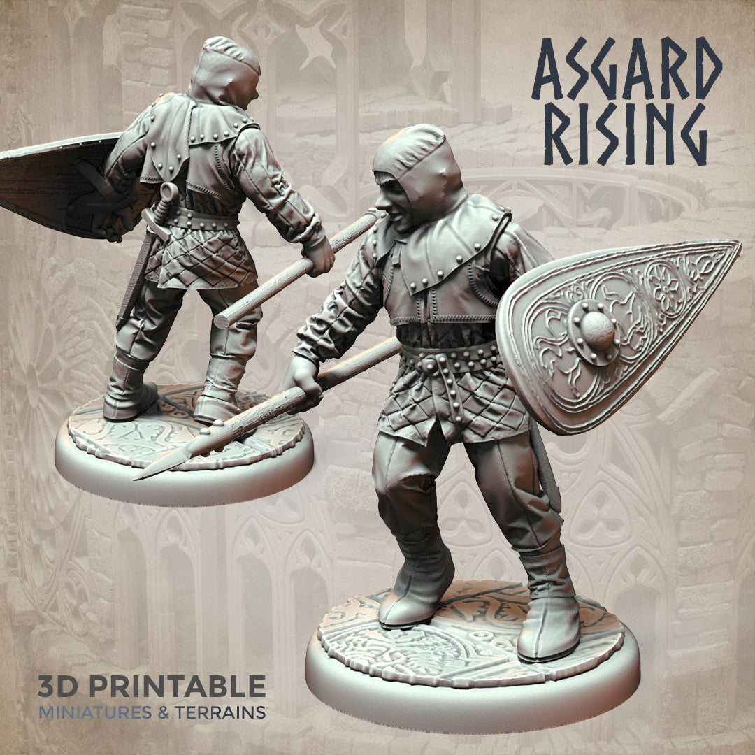 Medieval Soldiers Modular Warband - Asgard Rising