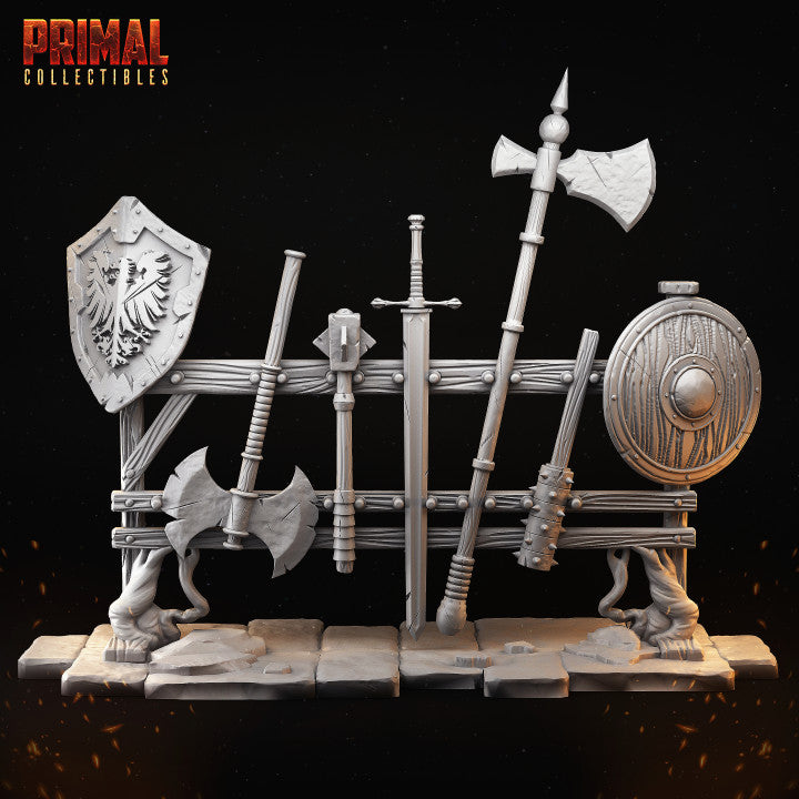 17 miniatures - 32mm - Complete furniture RPG base game - MASTERS OF DUNGEONS QUEST - Primal Collectibles