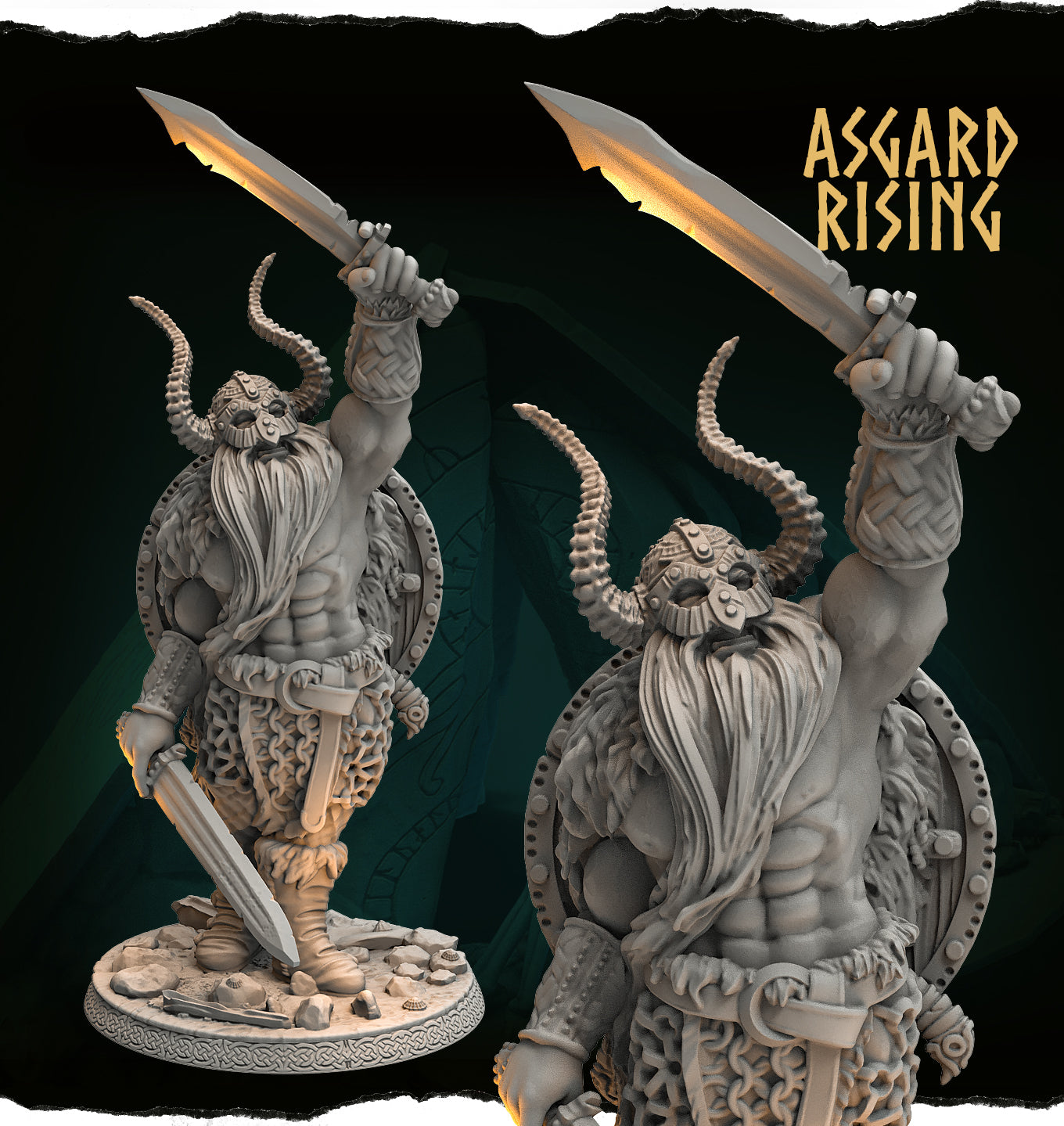 CHIEFTAINS - Jarl Rurik (ver. Alternative) 54mm - Asgard Rising