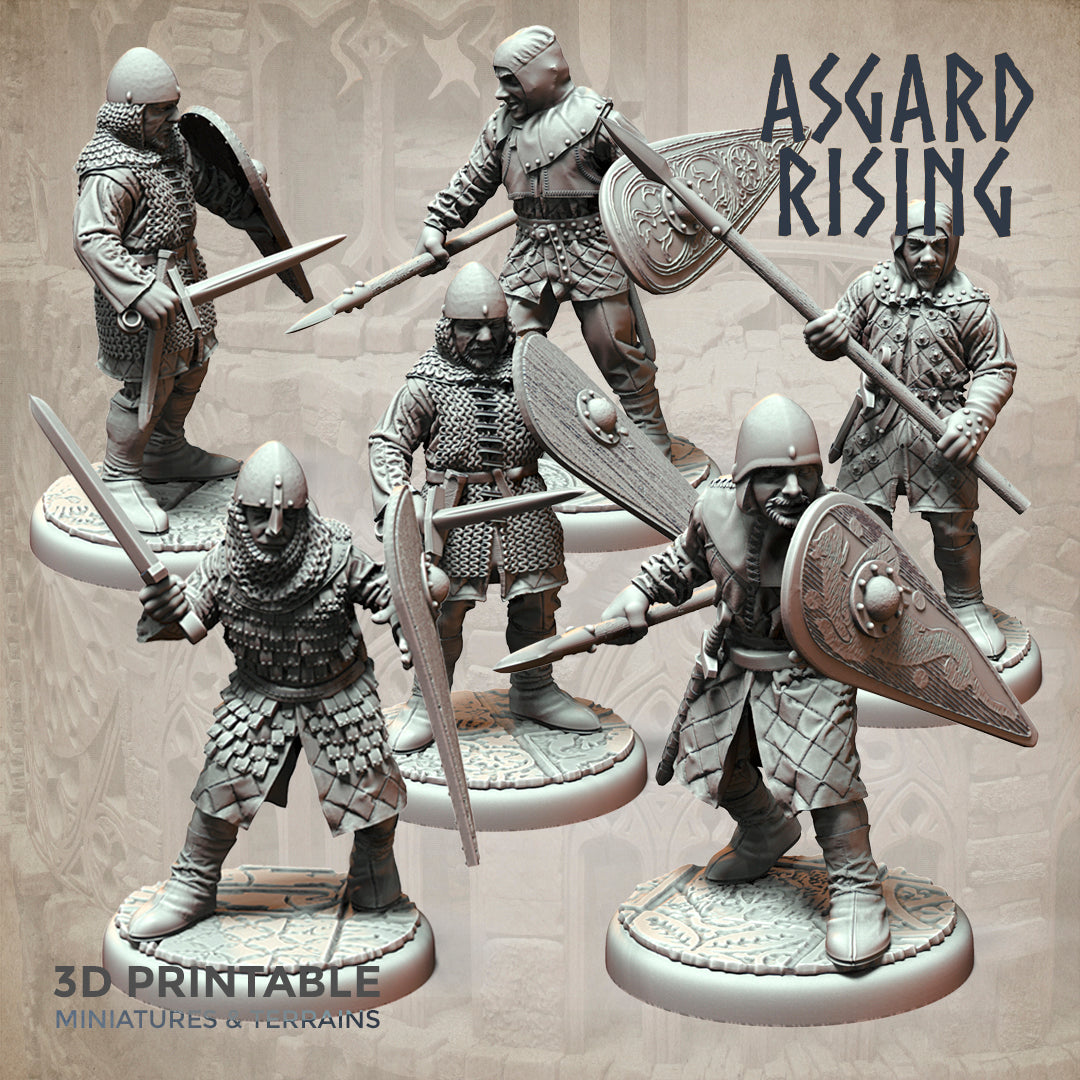 Medieval Soldiers Modular Warband - Asgard Rising