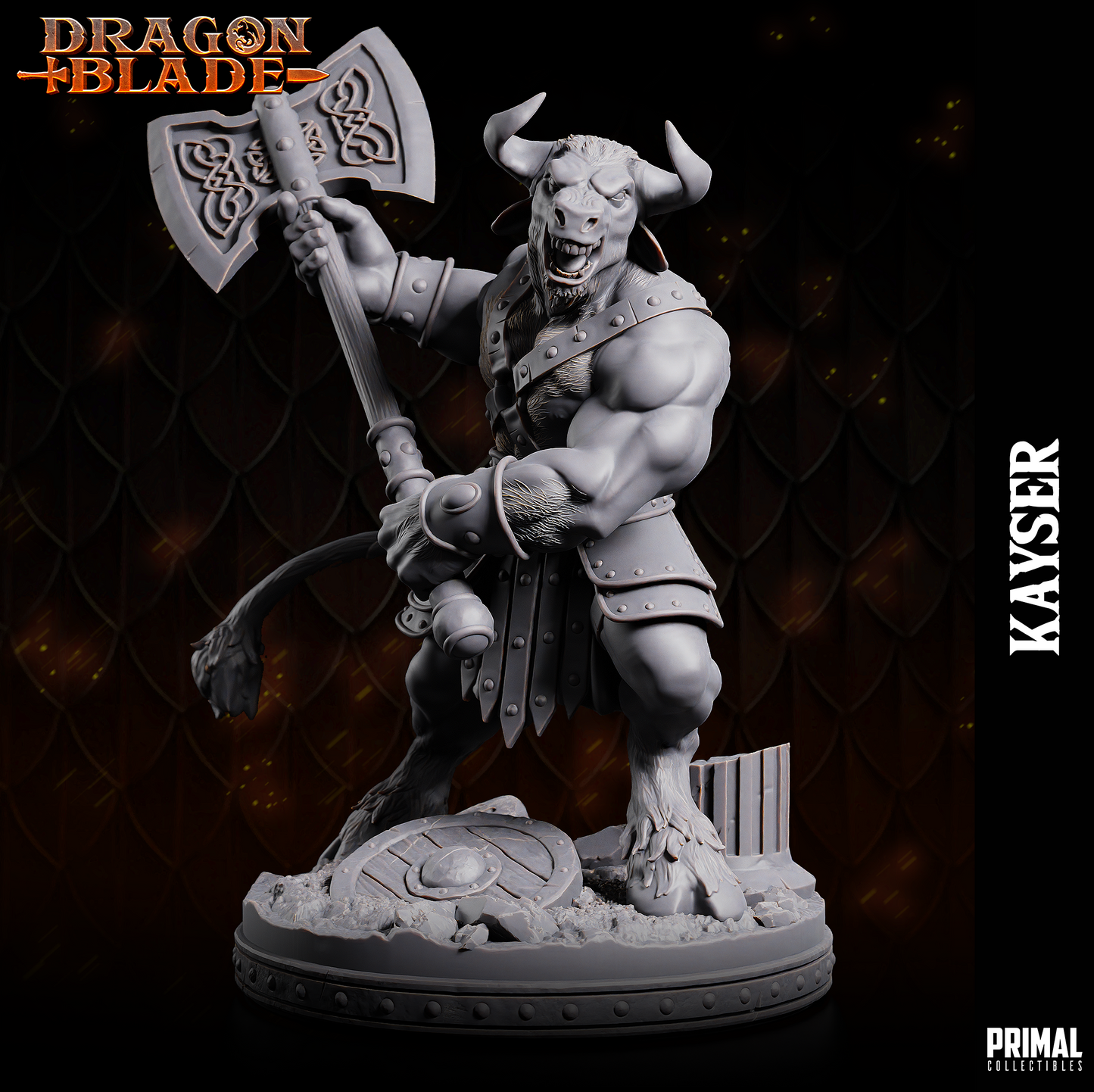 3 miniatures - 32mm - Heroes of Aimard Bundle - DragonBlade