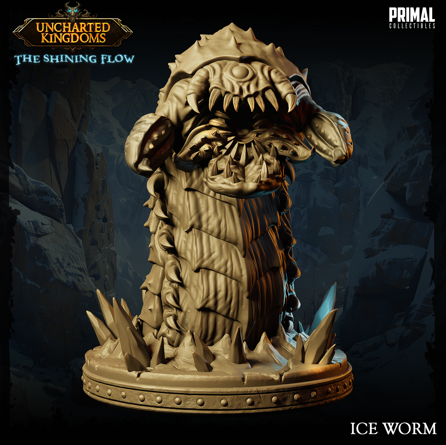 3 miniatures - 32mm - Worms Bundle - Uncharted Kingdom