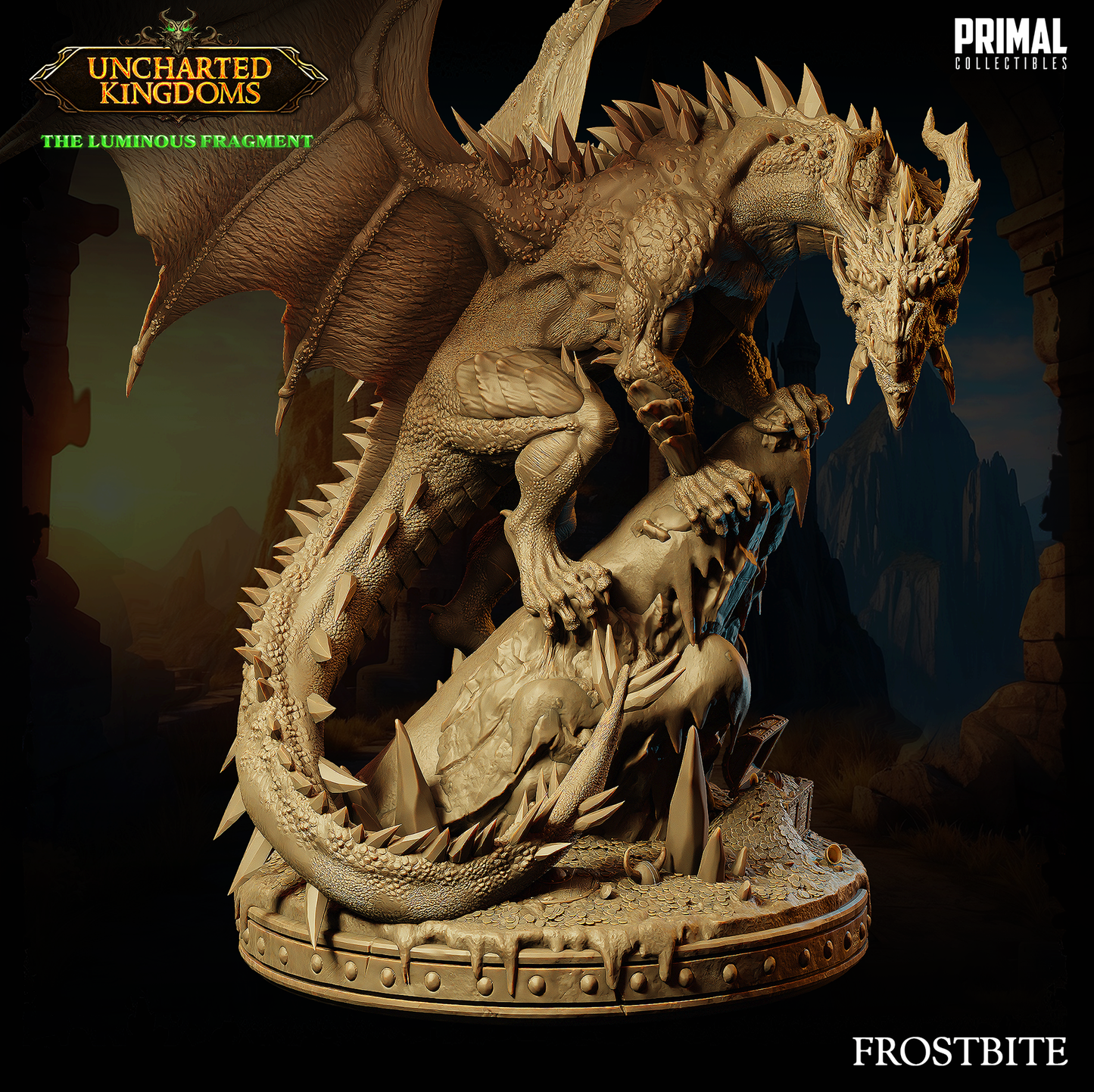 3 miniatures - 32mm - Dragons Bundle - Uncharted Kingdom & DragonBlade