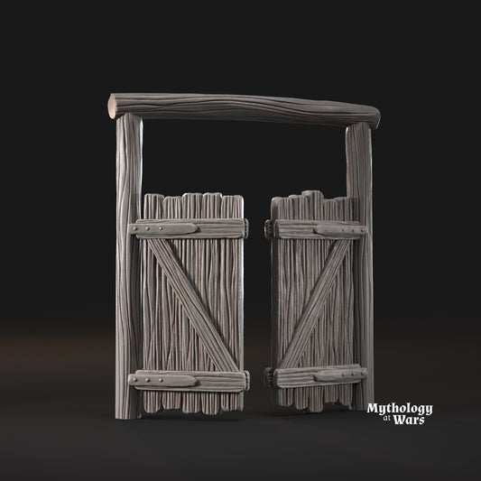 Fence Wooden Entrance | Scenery | Mythology at Wars - Davale Games