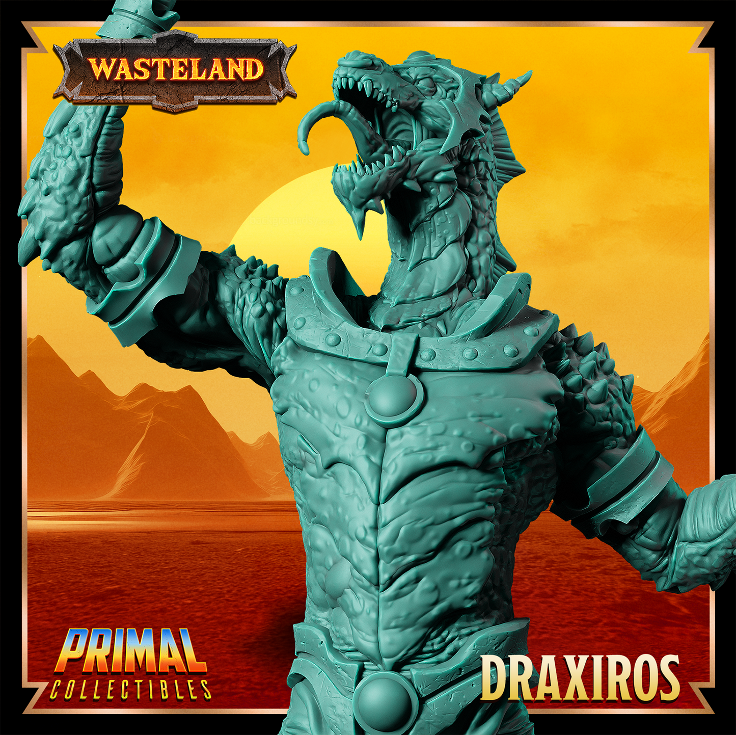 Sorcerer King - Draxiros - January 2025 - Wasteland - Primal Collectibles