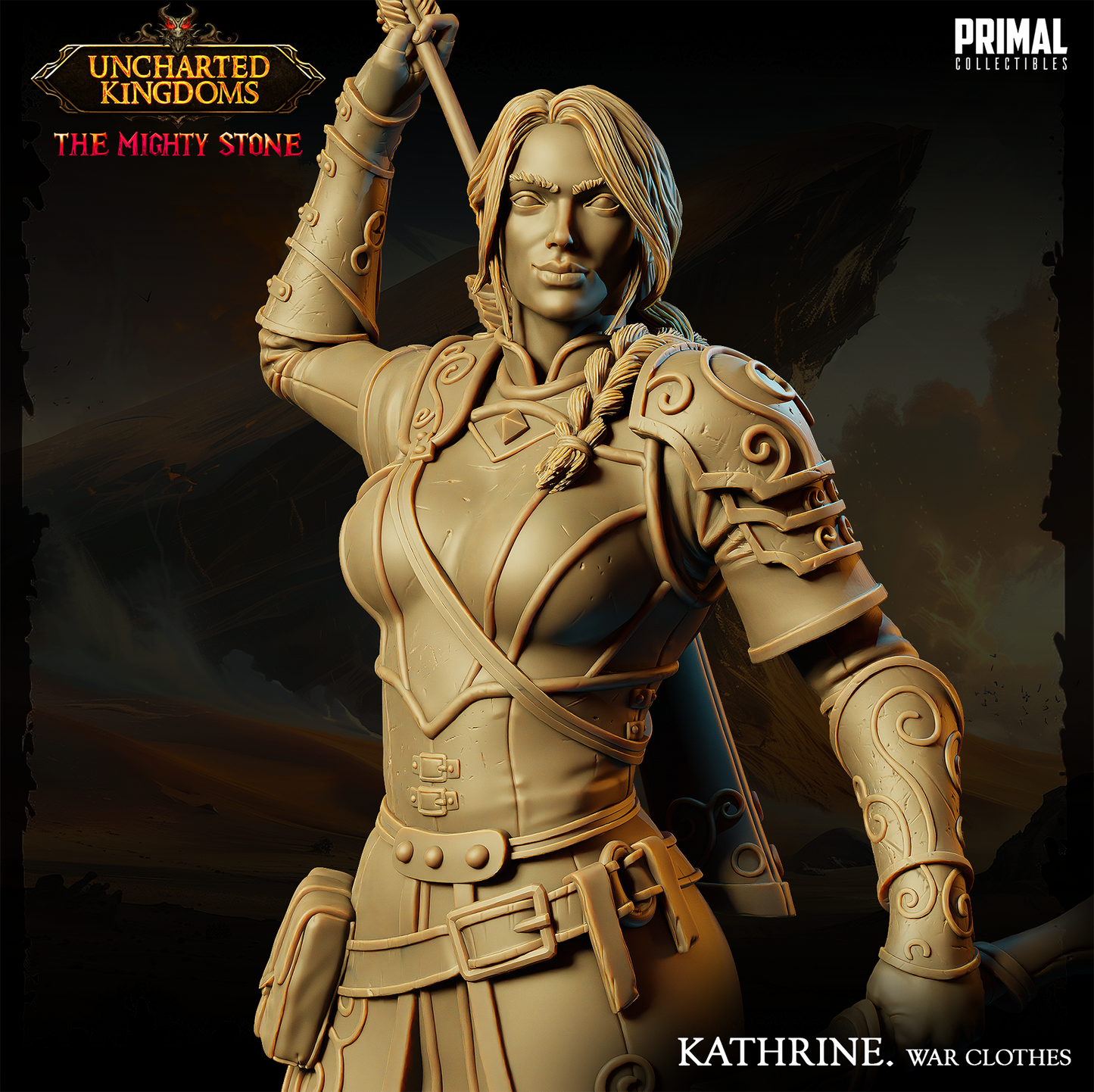 Fighter - Kathrine Bromm - War Clothes - Uncharted Kingdoms - Primal Collectibles