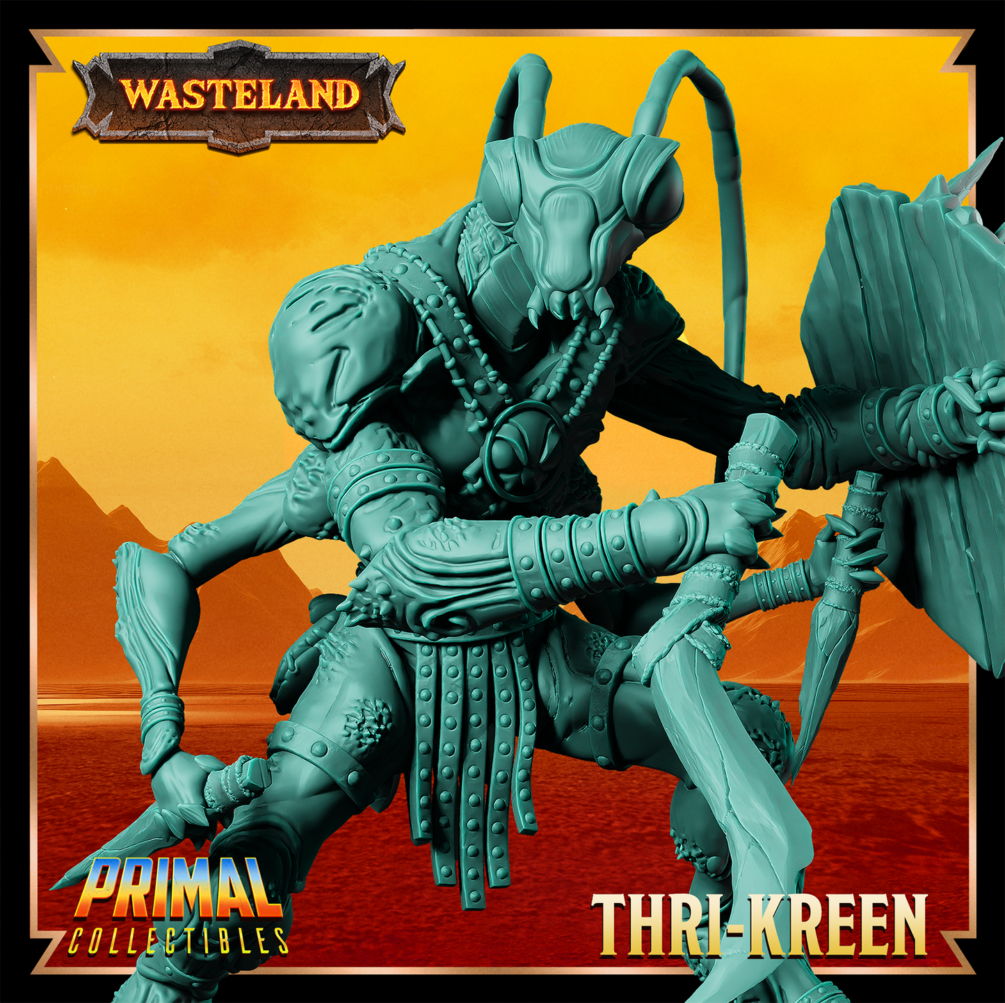 Thri-Kreen - Wasteland - Primal Collectibles