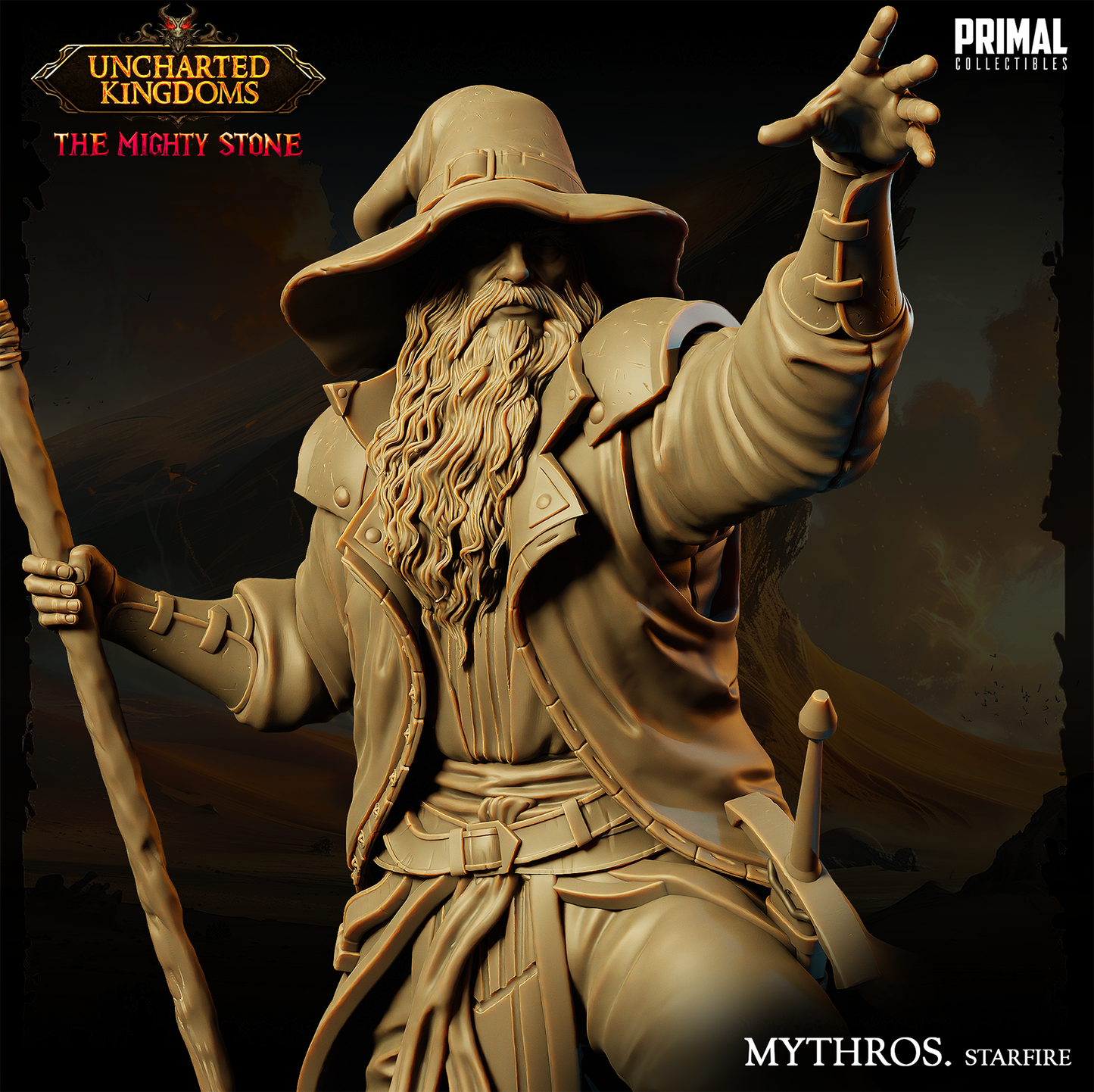 Wizard - Mythros Starfire - Uncharted Kingdoms - Primal Collectibles