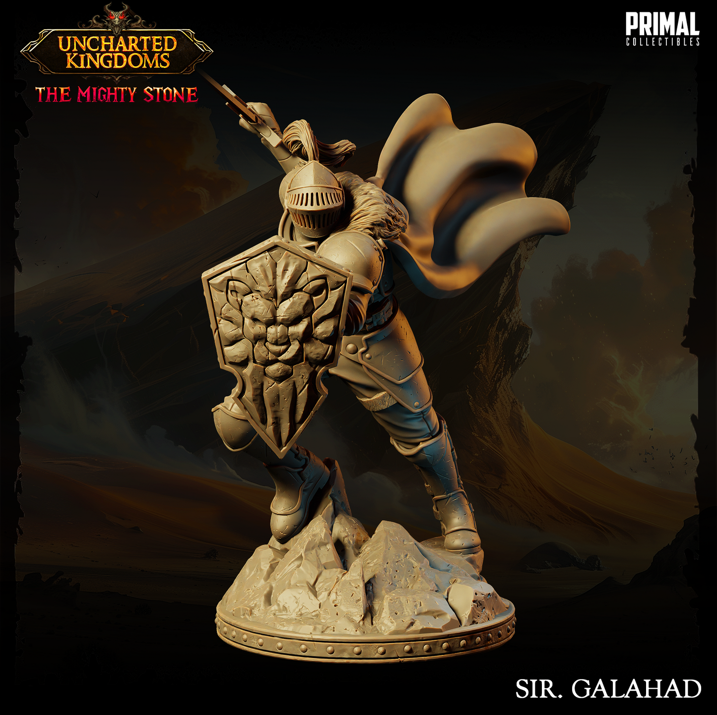 Knight - Sir Galahad - Uncharted Kingdoms - Primal Collectibles