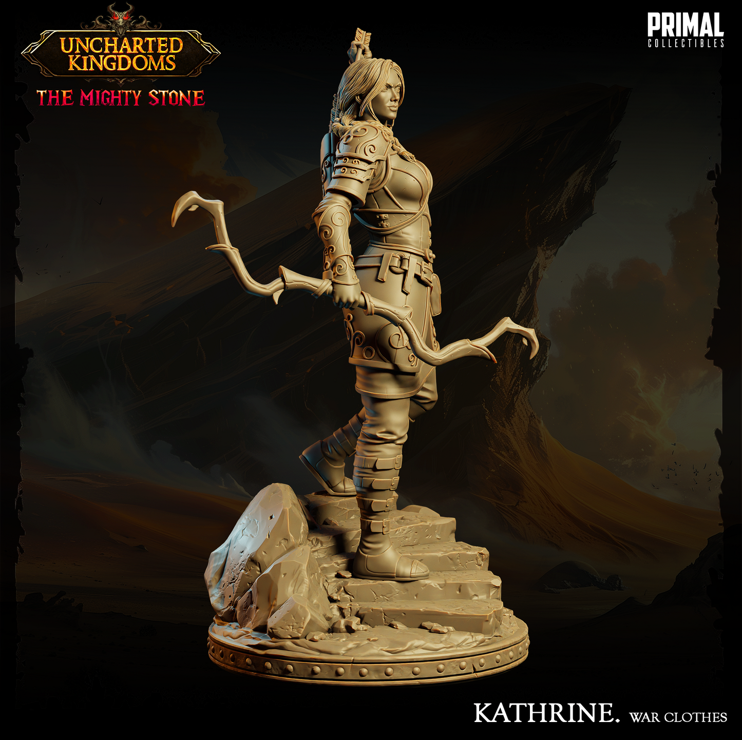 Fighter - Kathrine Bromm - War Clothes - Uncharted Kingdoms - Primal Collectibles