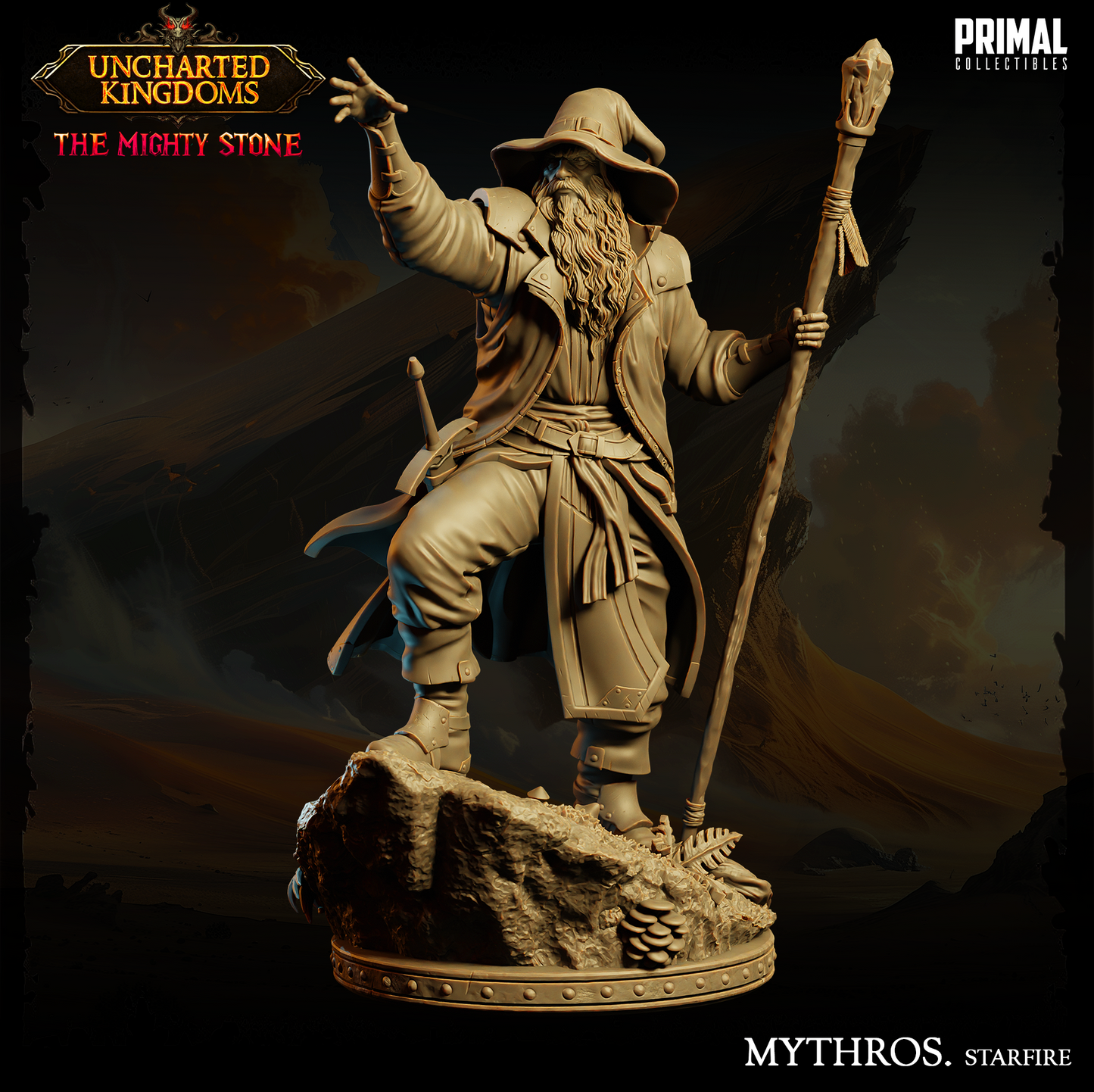 Wizard - Mythros Starfire - Uncharted Kingdoms - Primal Collectibles