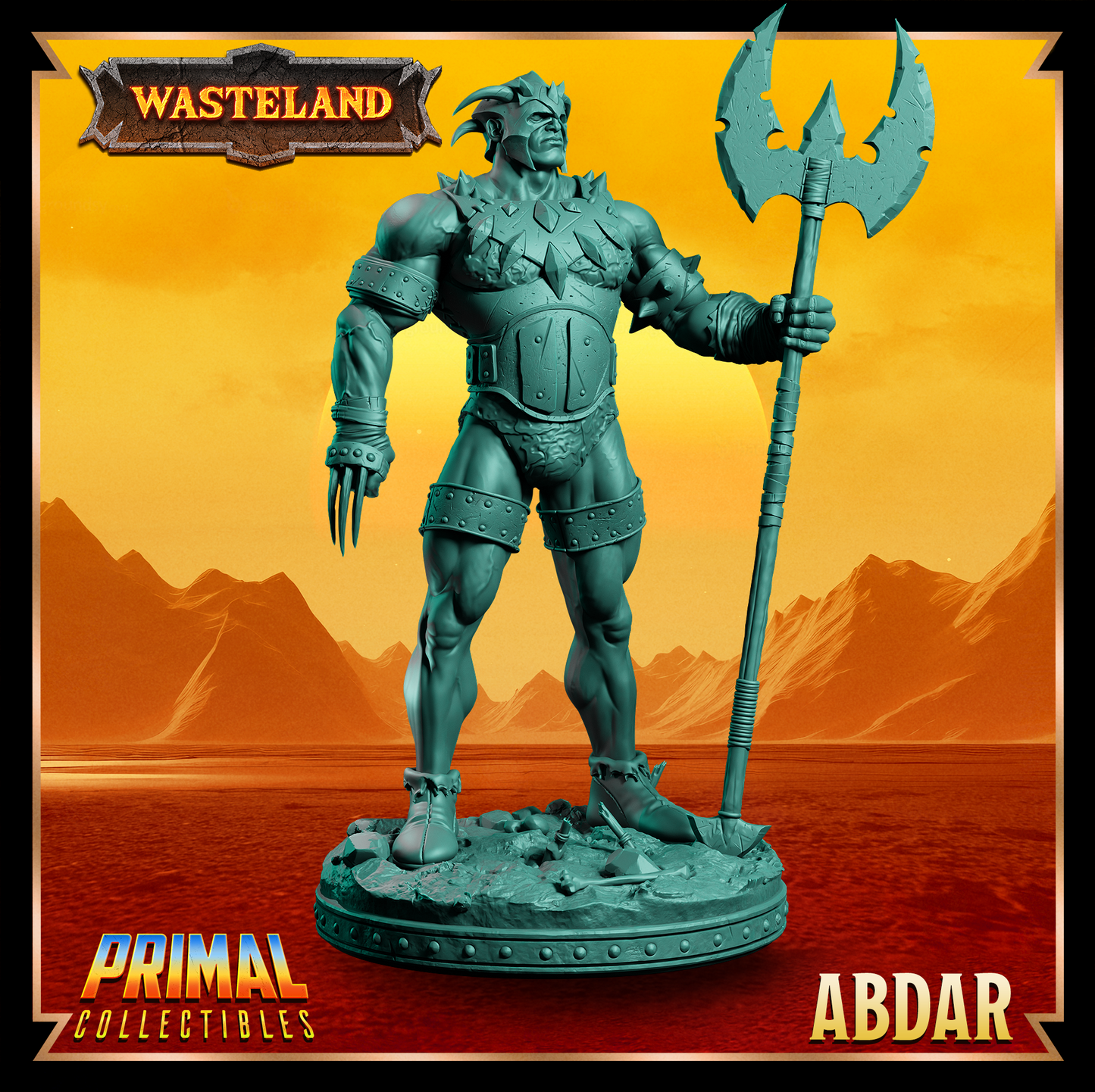 Warrior - Abdar - January 2025 - Wasteland - Primal Collectibles