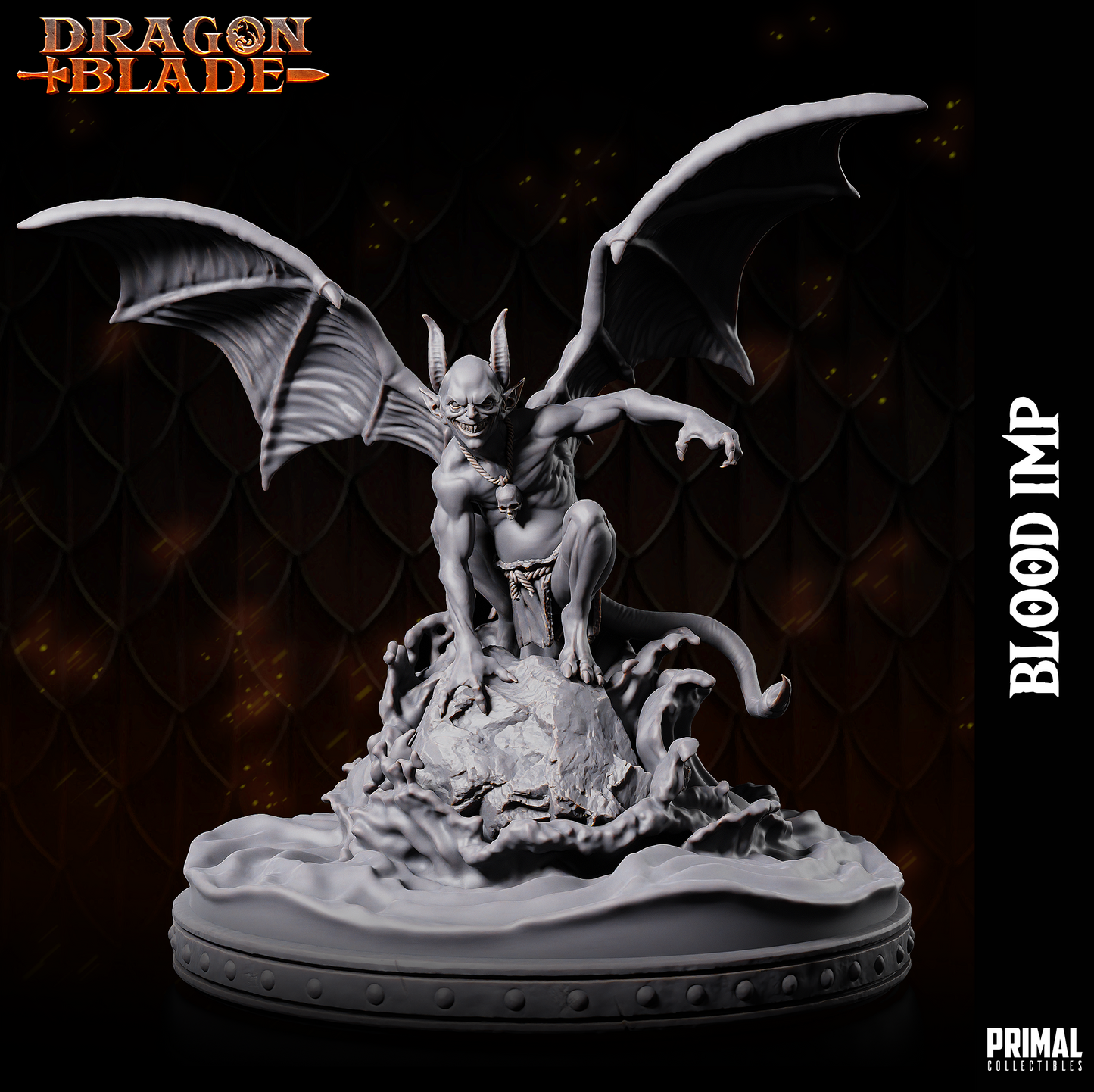 3 miniatures - 32mm - Blood Imps Bundle - DragonBlade