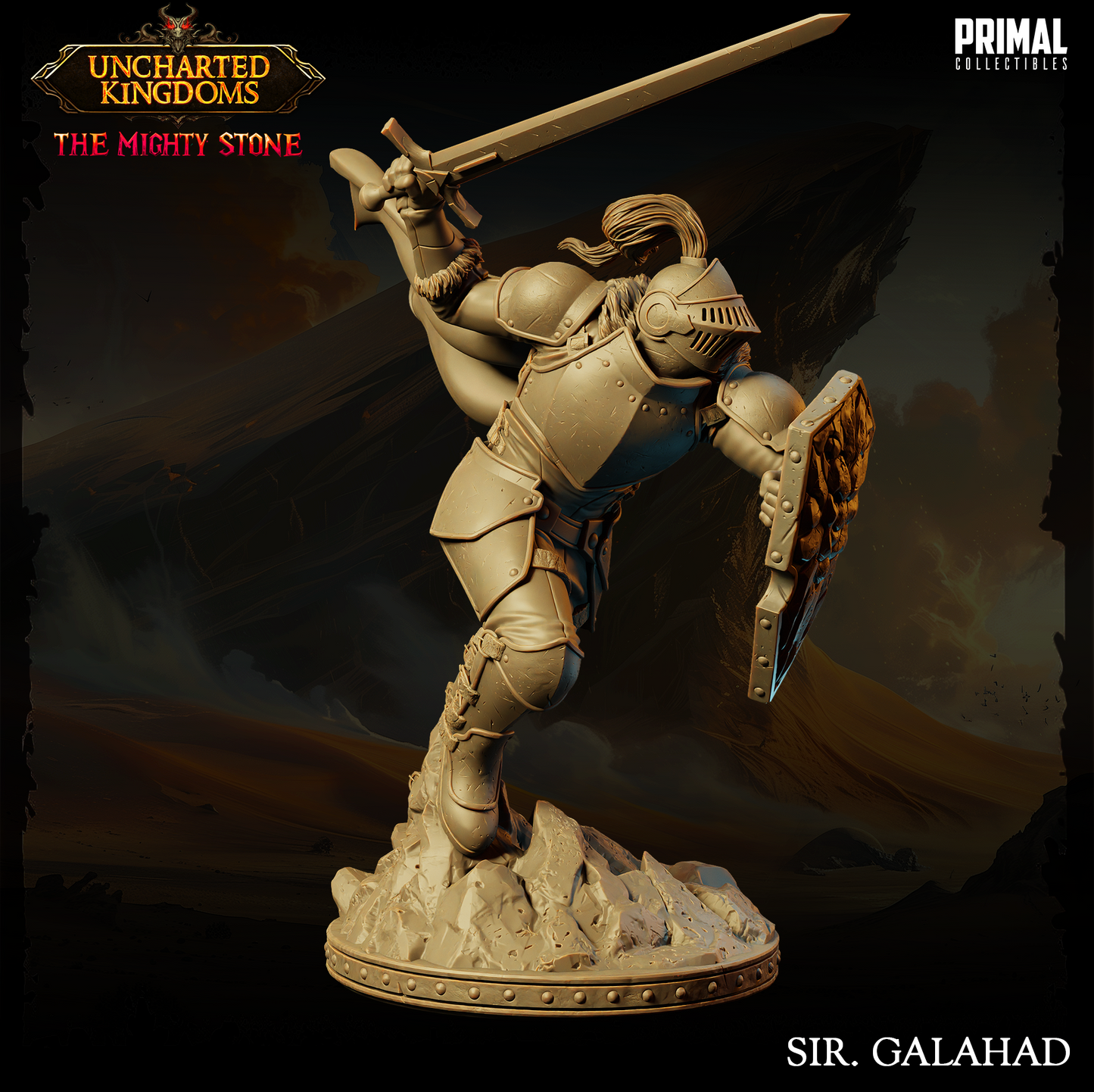 Knight - Sir Galahad - Uncharted Kingdoms - Primal Collectibles