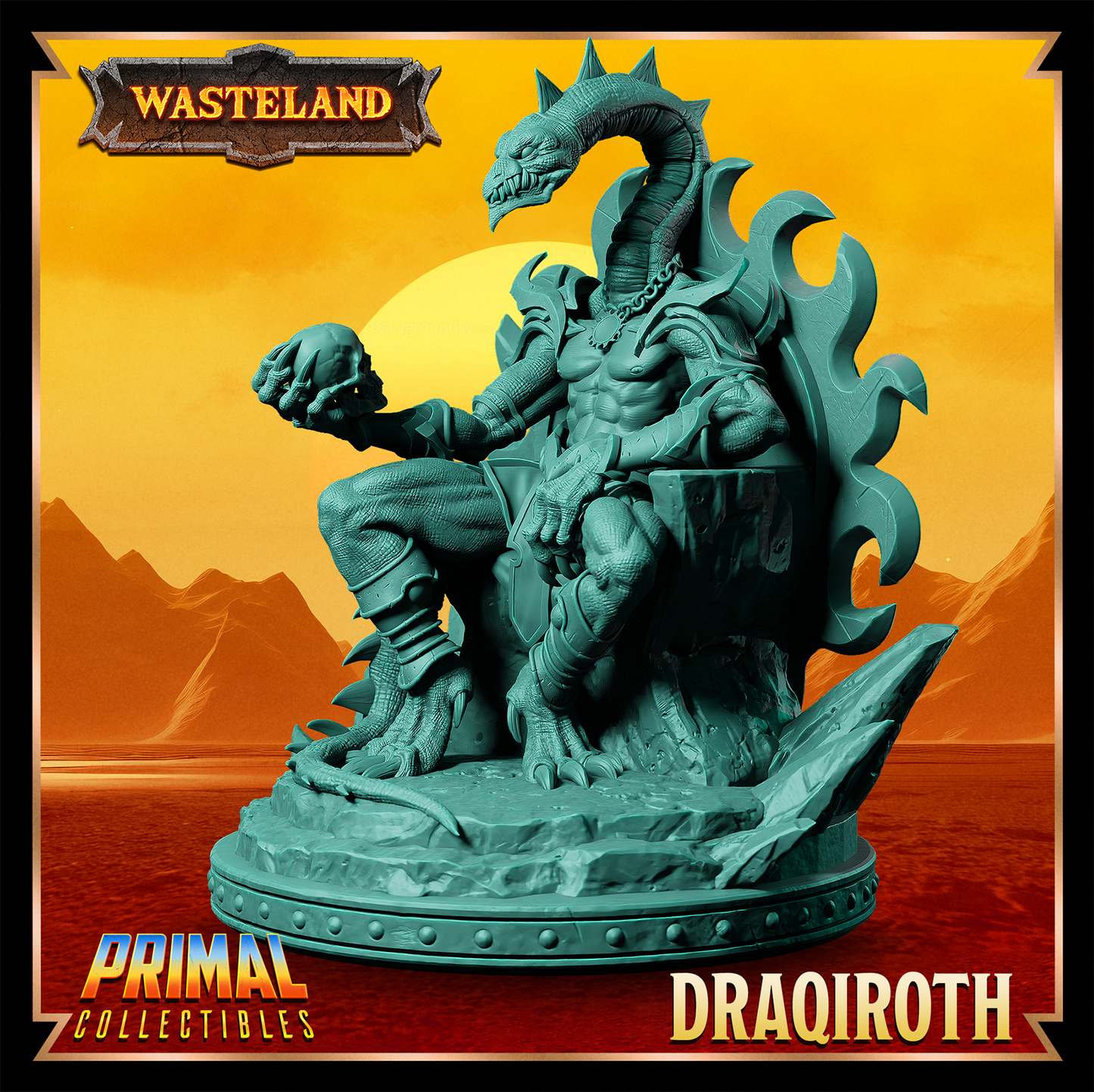 Sorcerer King - Draquitoth - Wasteland - Primal Collectibles