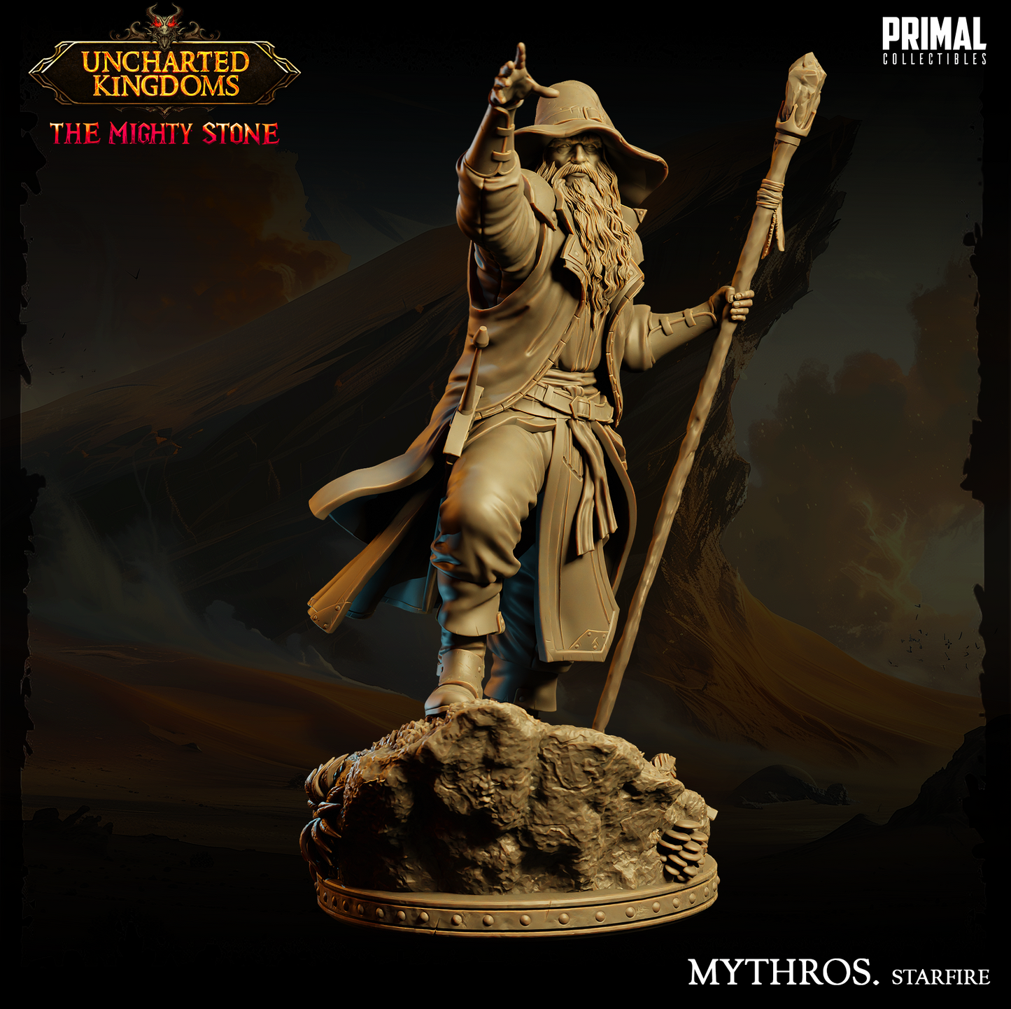 Wizard - Mythros Starfire - Uncharted Kingdoms - Primal Collectibles