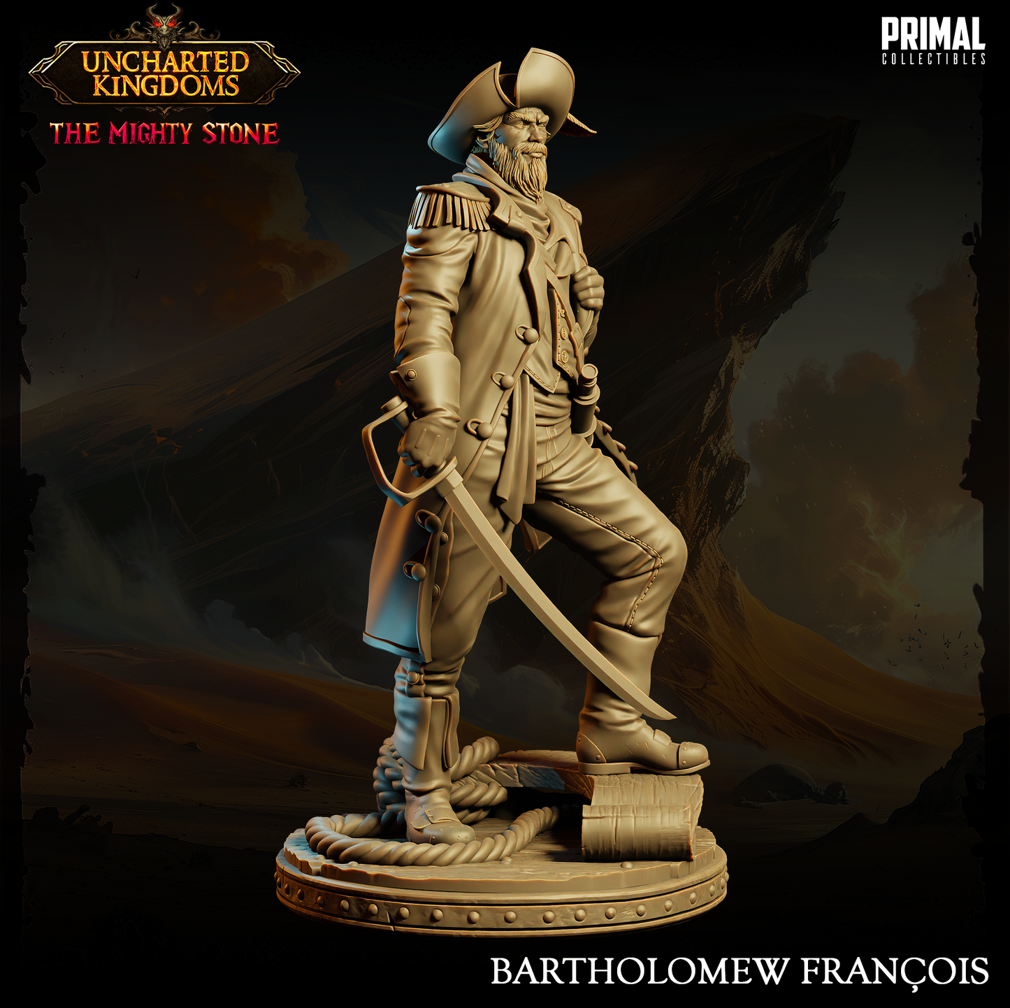 Captain - Bartholomew Francois - Uncharted Kingdoms - Primal Collectibles