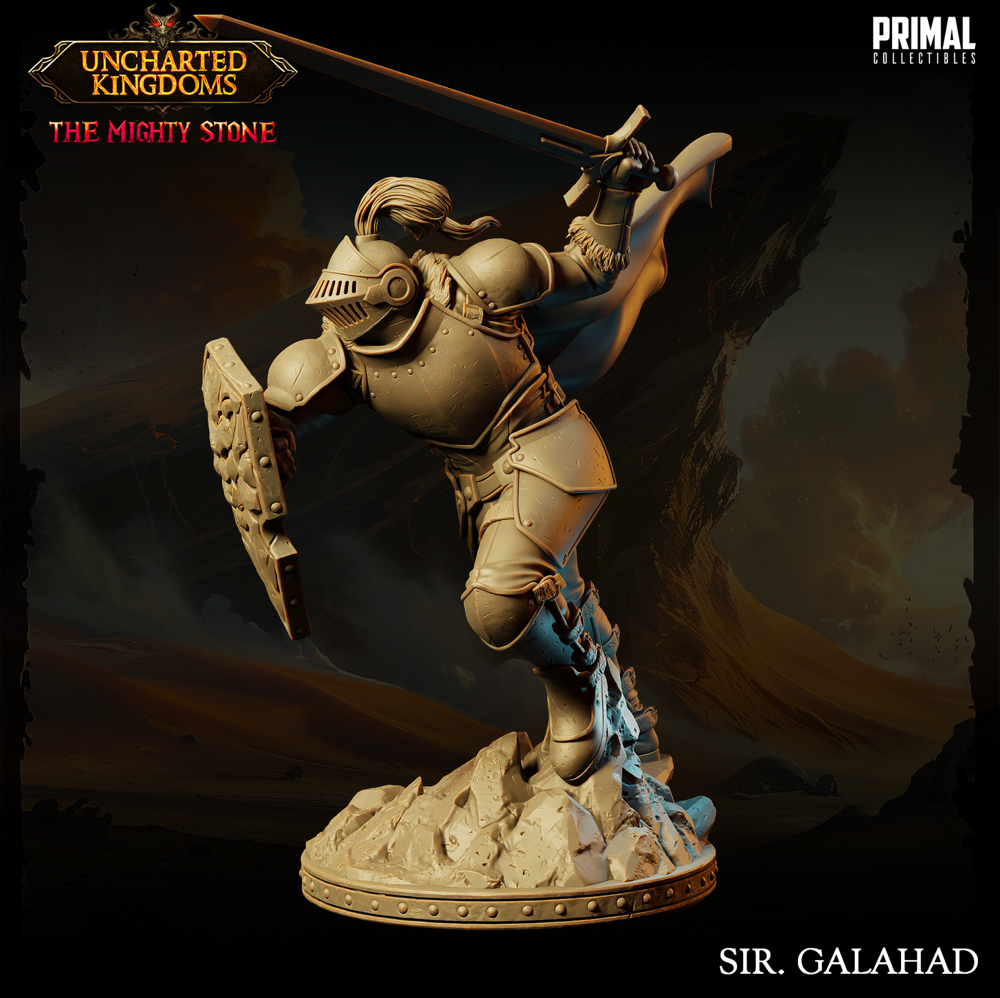 Knight - Sir Galahad - Uncharted Kingdoms - Primal Collectibles