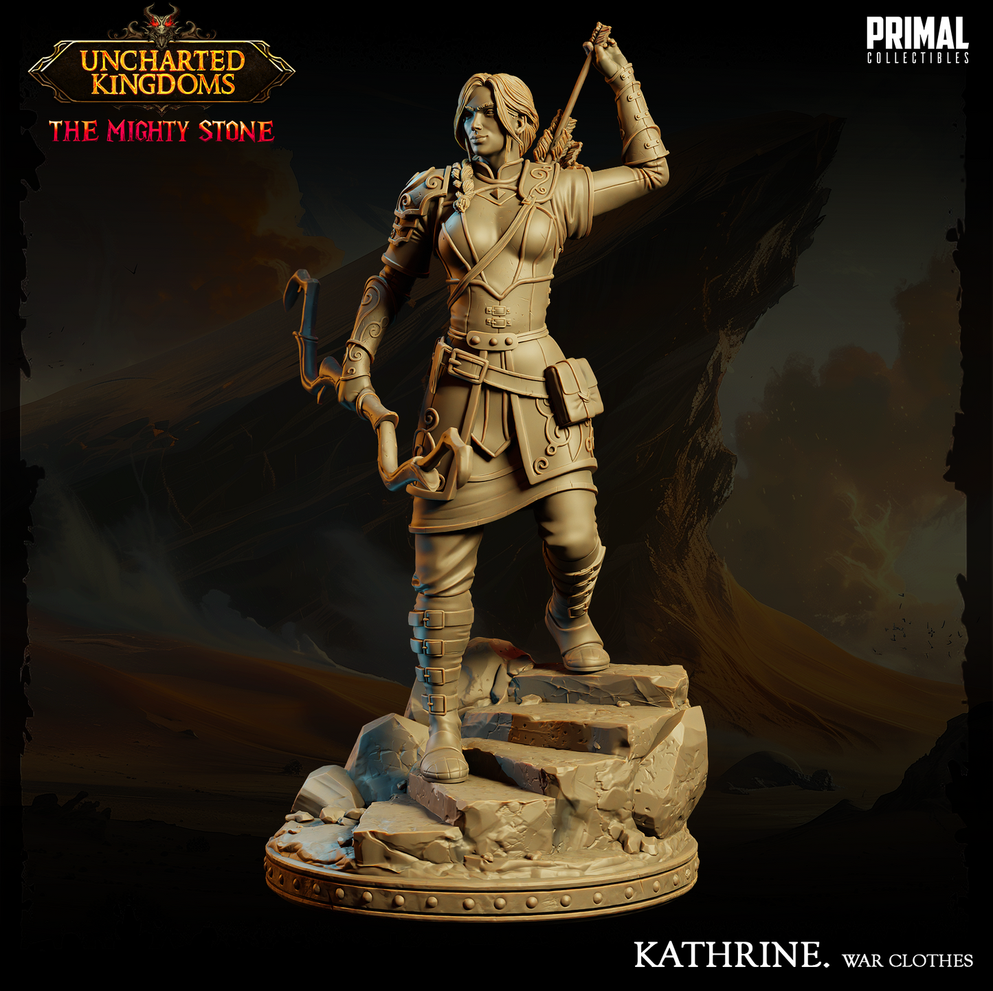 Fighter - Kathrine Bromm - War Clothes - Uncharted Kingdoms - Primal Collectibles