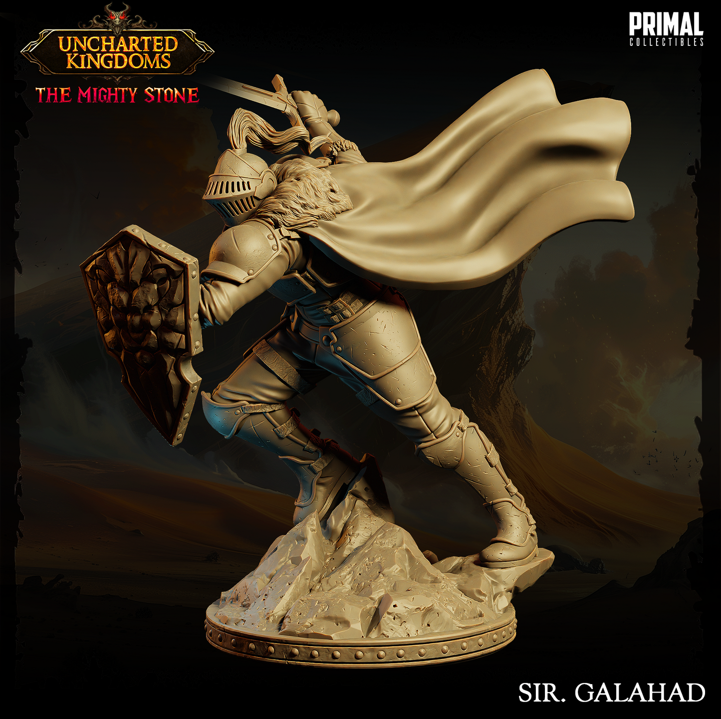 Knight - Sir Galahad - Uncharted Kingdoms - Primal Collectibles