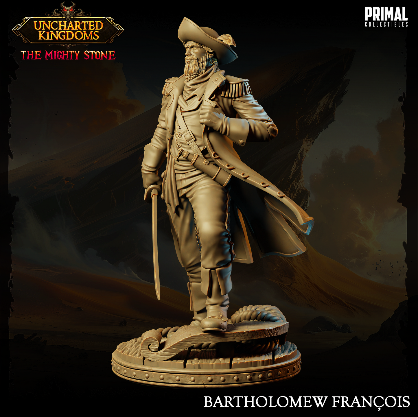 Captain - Bartholomew Francois - Uncharted Kingdoms - Primal Collectibles