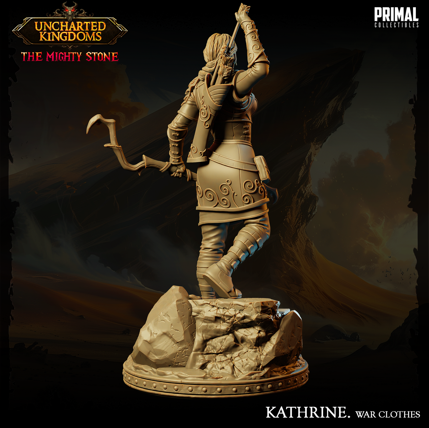 Fighter - Kathrine Bromm - War Clothes - Uncharted Kingdoms - Primal Collectibles