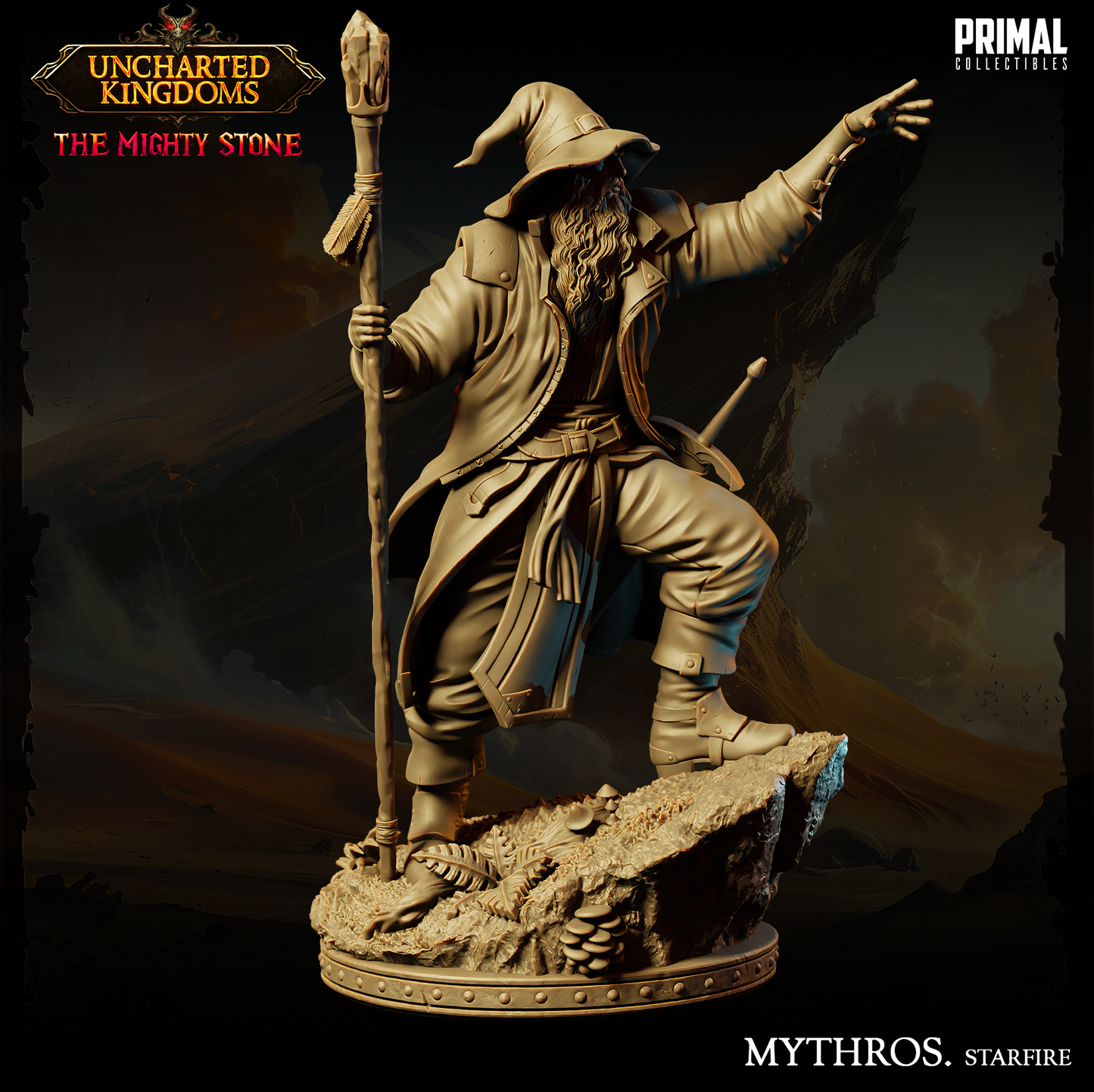 Wizard - Mythros Starfire - Uncharted Kingdoms - Primal Collectibles