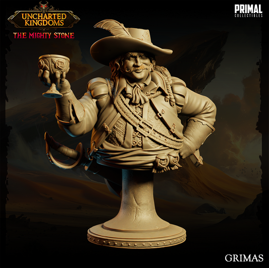 Moneylender - Grimas- Bust - Uncharted Kingdoms - Primal Collectibles