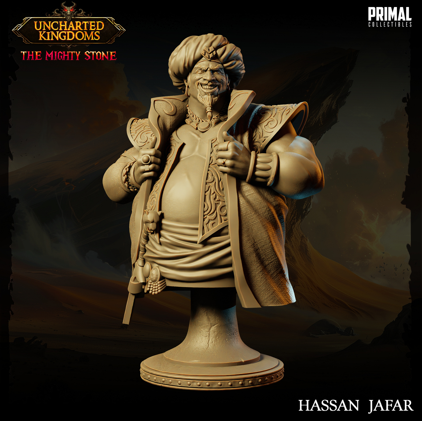 Crime Lord - Hassan Jafar - Bust - Uncharted Kingdoms - Primal Collectibles