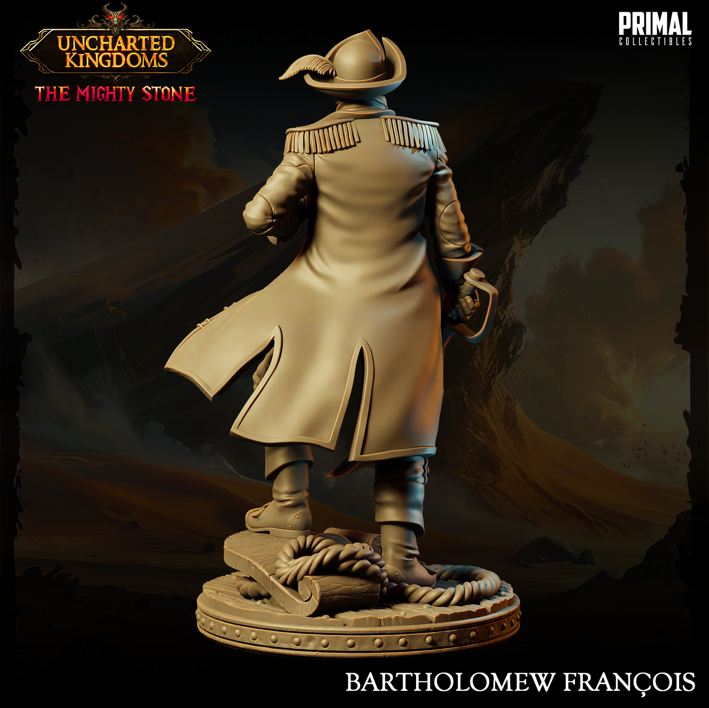 Captain - Bartholomew Francois - Uncharted Kingdoms - Primal Collectibles