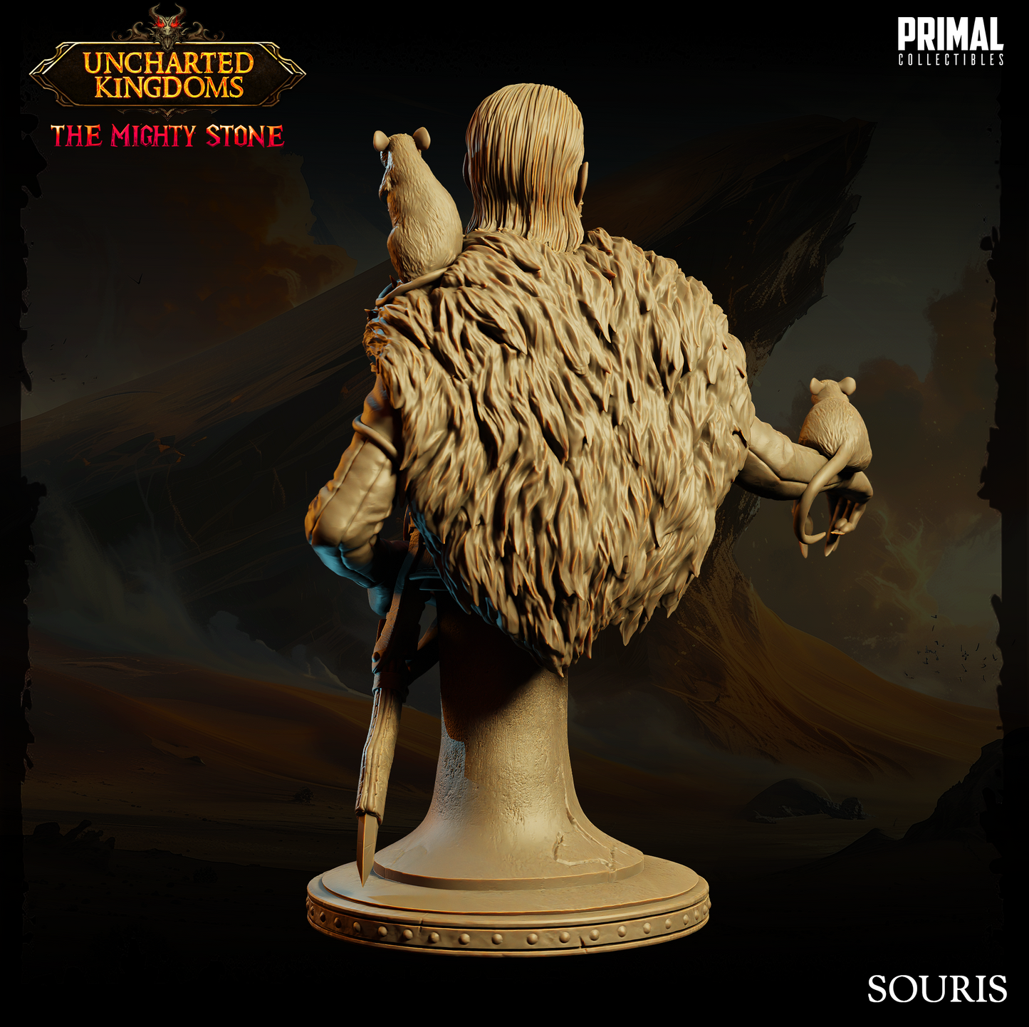 Ratman soldier - Souris - Bust - August 2024 - Uncharted Kingdoms