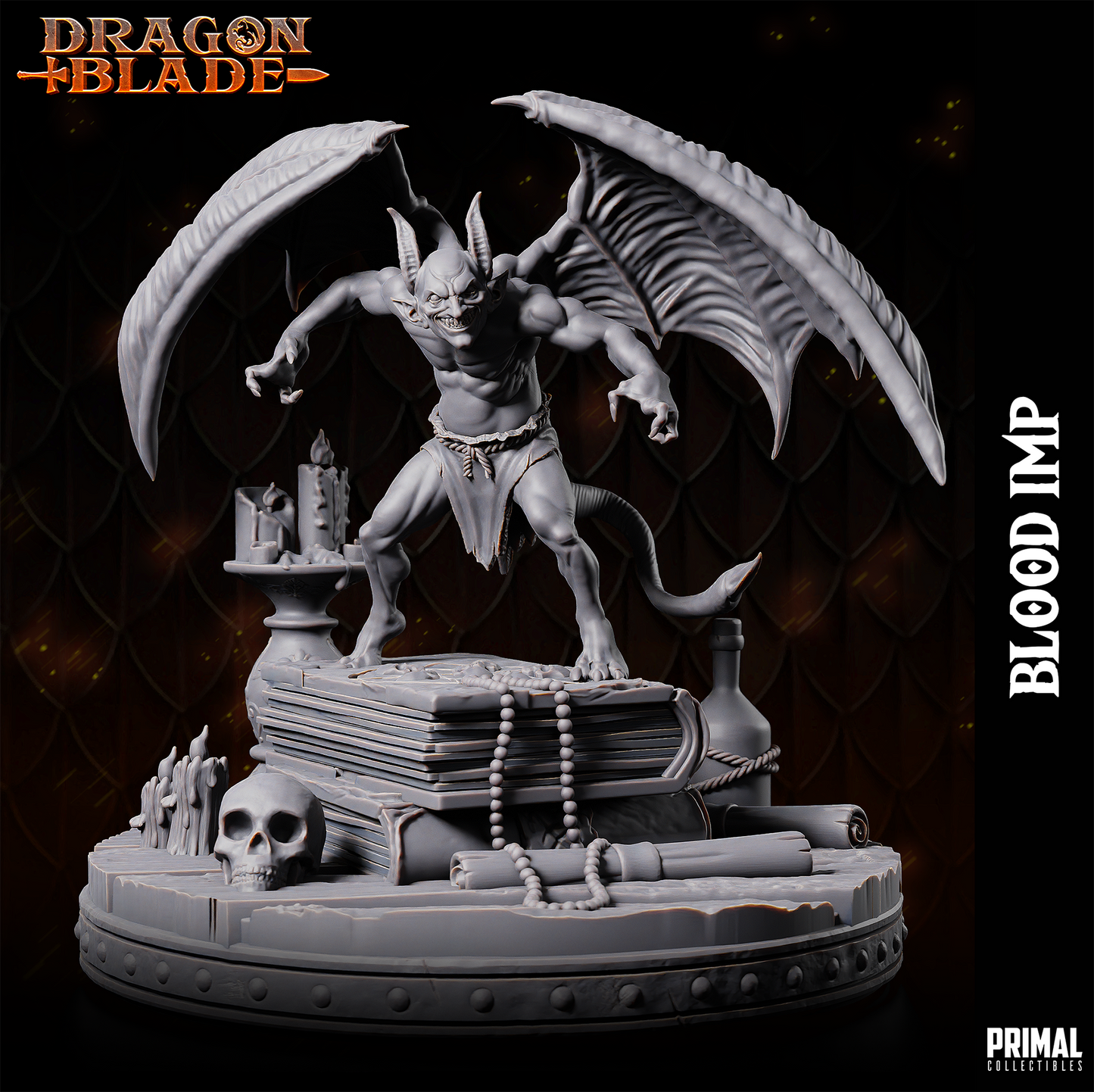 3 miniatures - 32mm - Blood Imps Bundle - DragonBlade