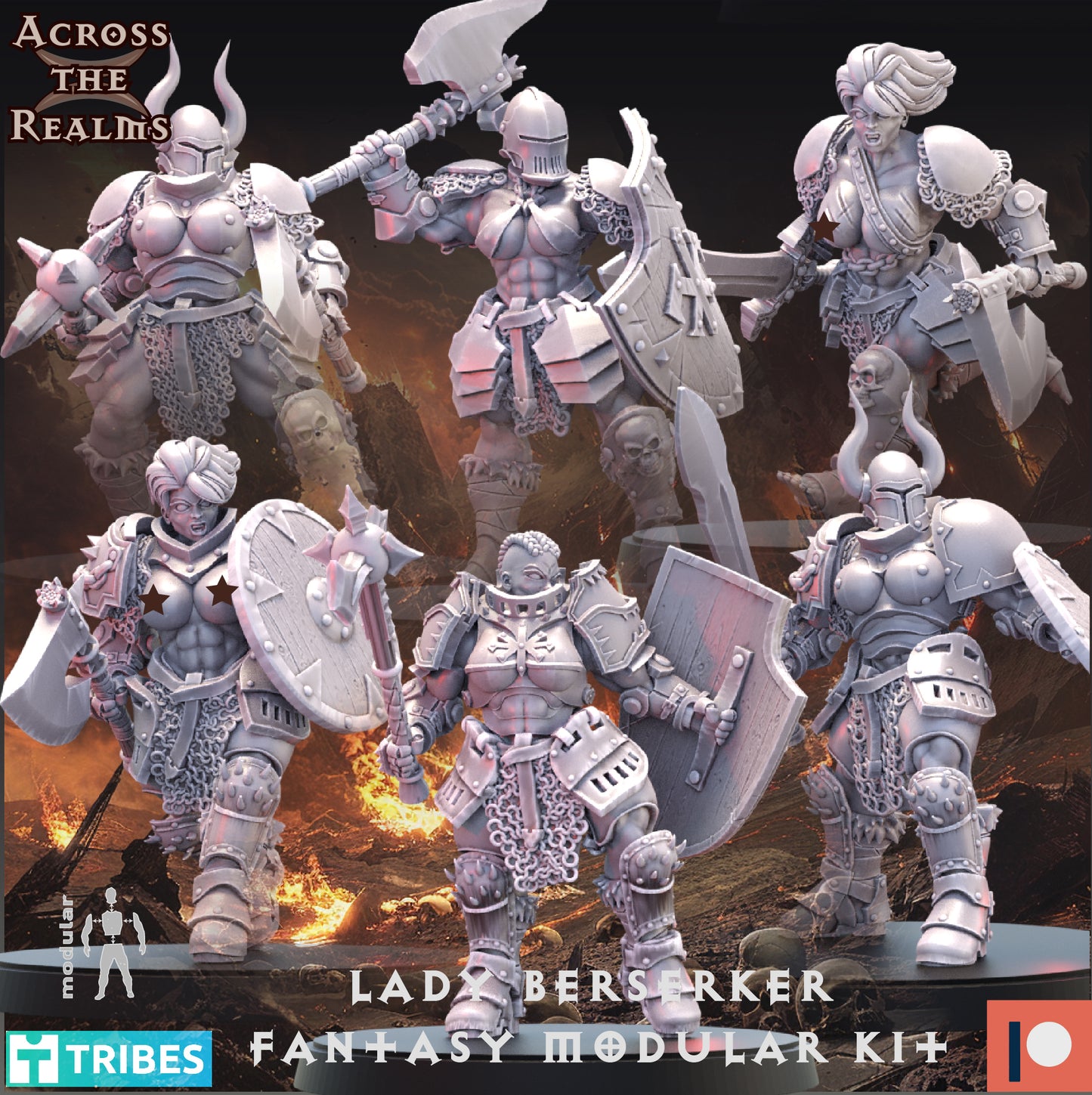 Lady Berserker Fantasy-Baukasten - Across the Realms