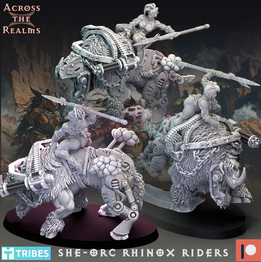 She-Orc Rhinox Riders - Across the Realms