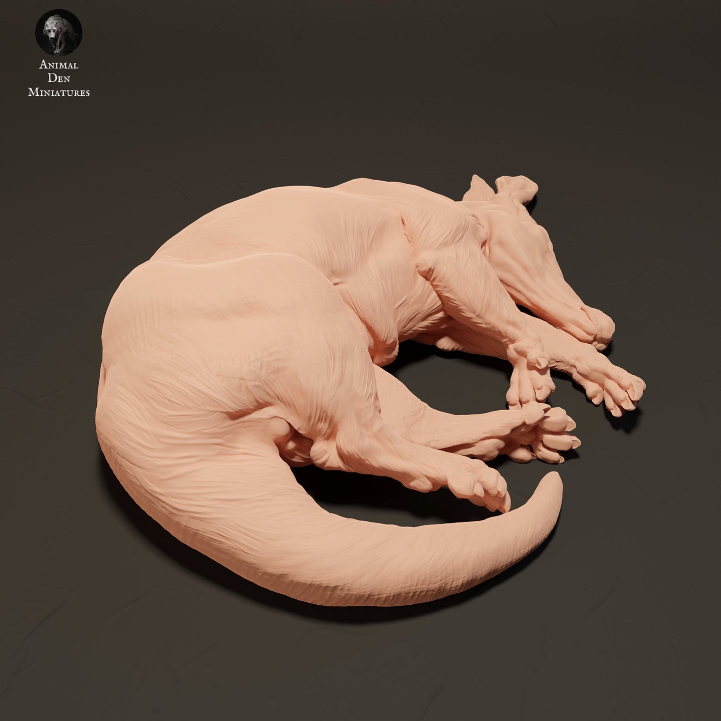 Aardvark Sleep - Animal Den Miniatures