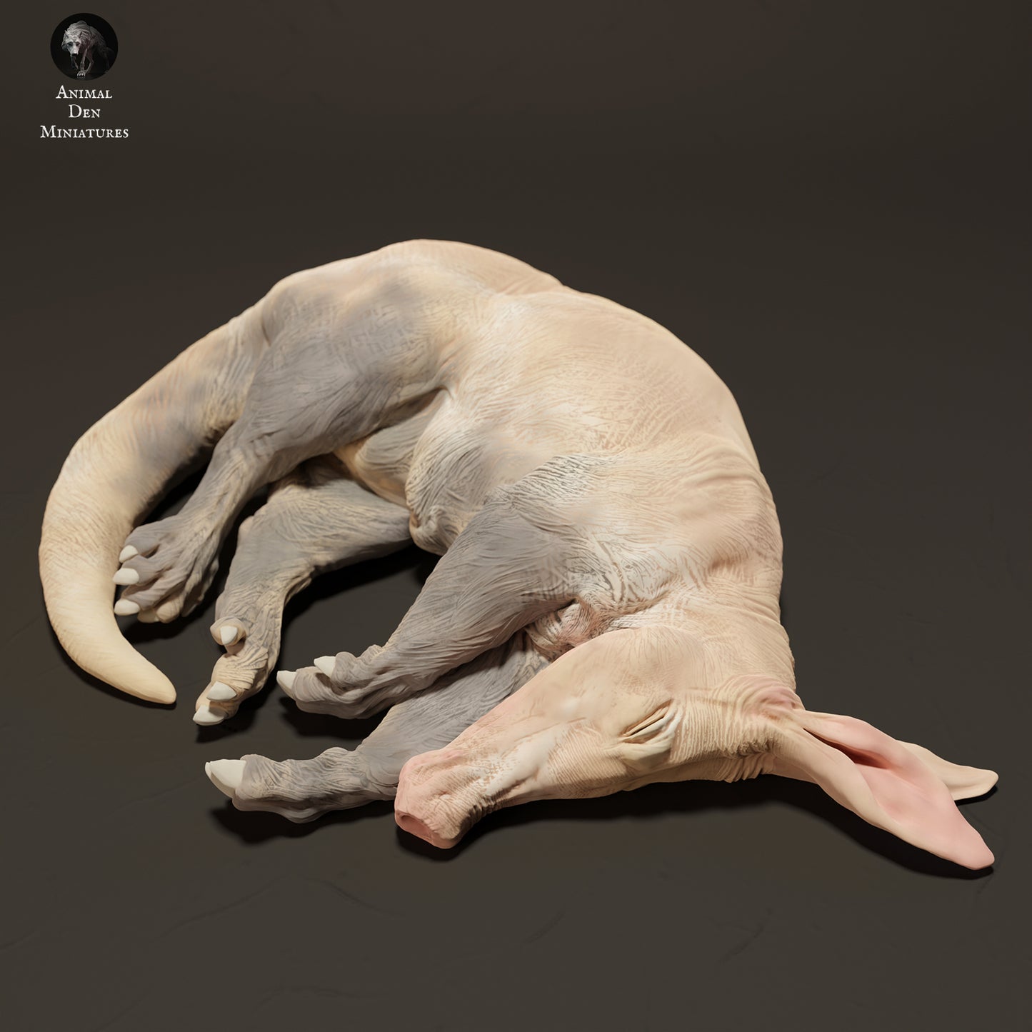 Aardvark Sleep - Animal Den Miniatures