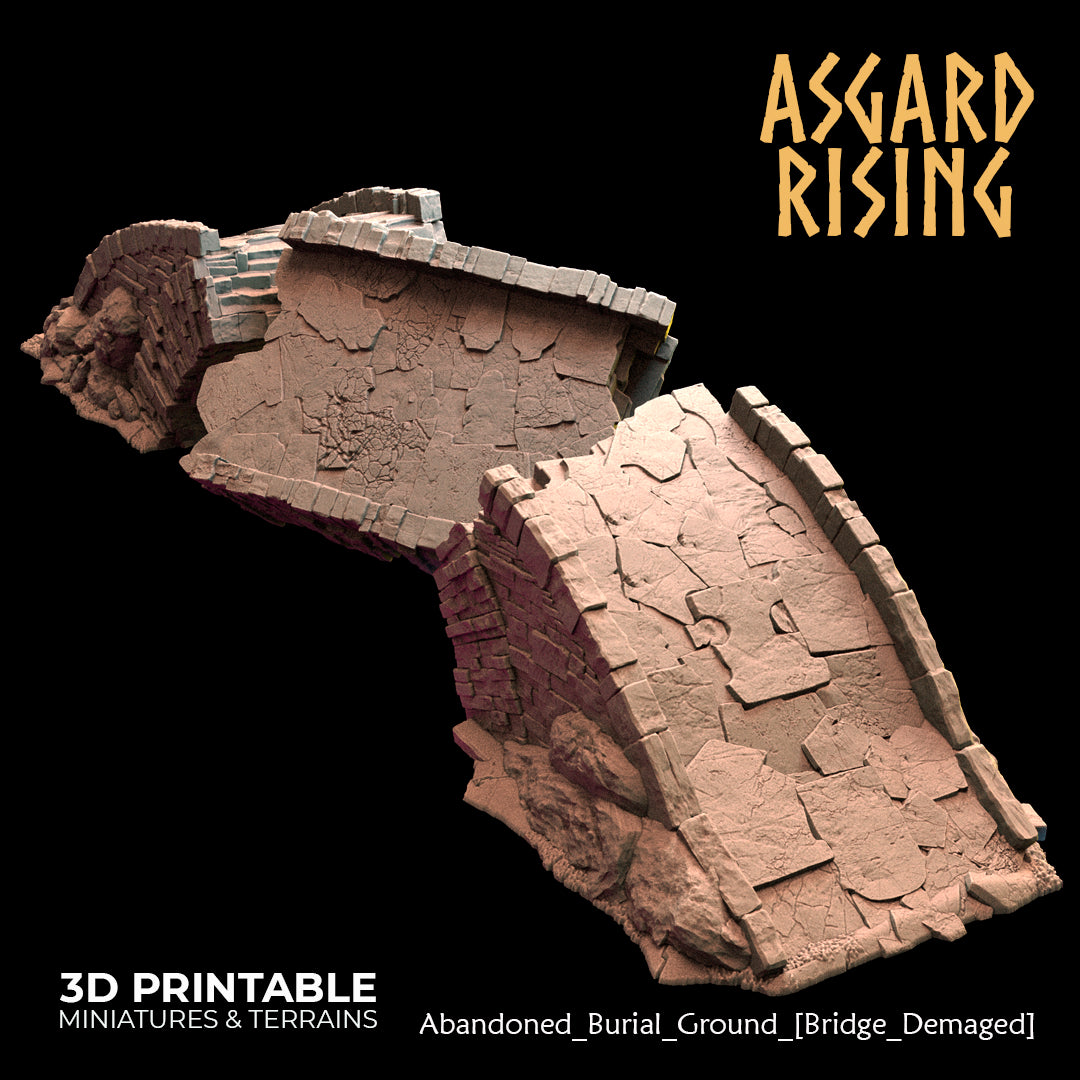 Large Modular Bridge (Damaged or Undamaged) - Asgard Rising