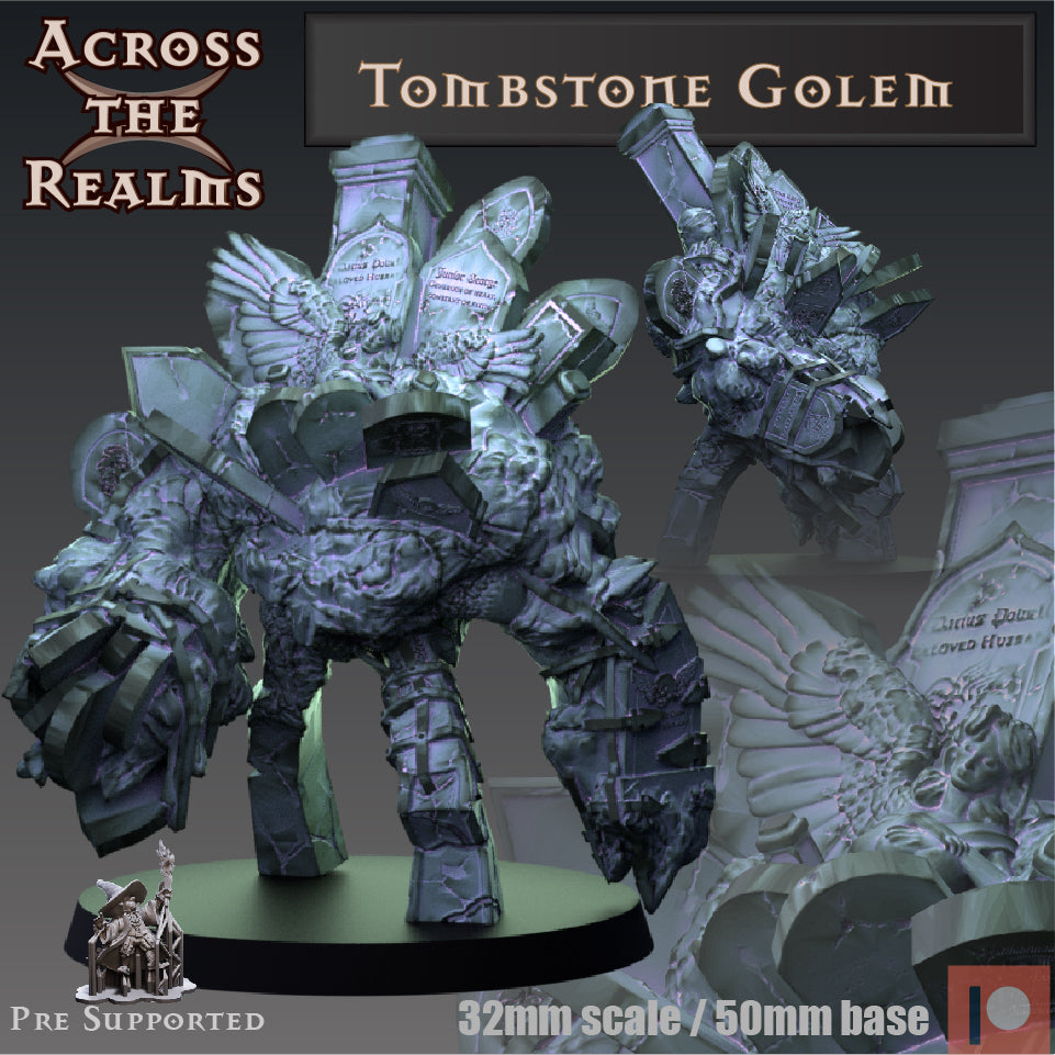 1x Tombstone Golem - Across the Realms